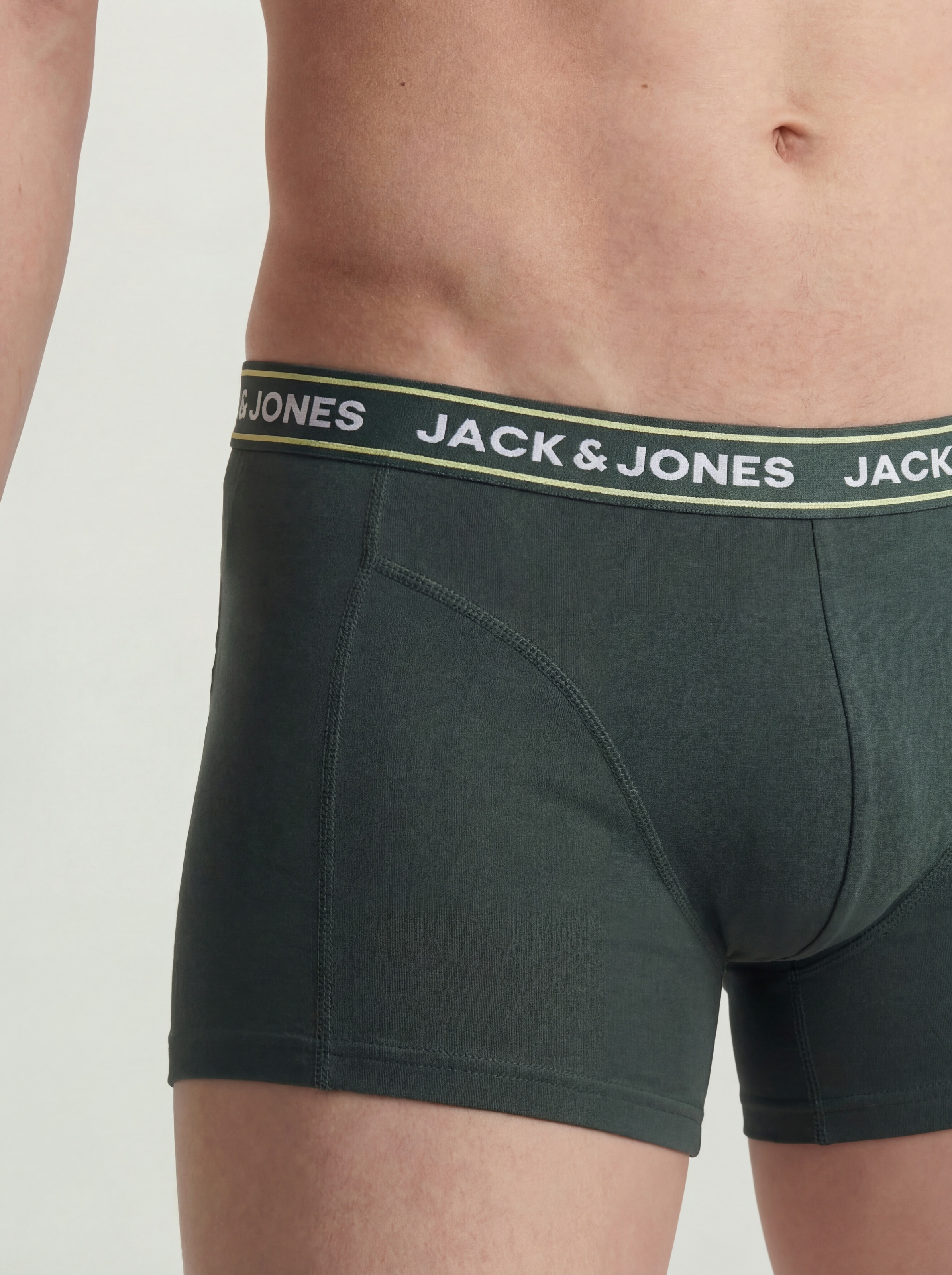 Jack & Jones Trunk »JACMAX SOLID TRUNKS 5 PACK BTW« Packung, 5 Stk. Baumwollmischung