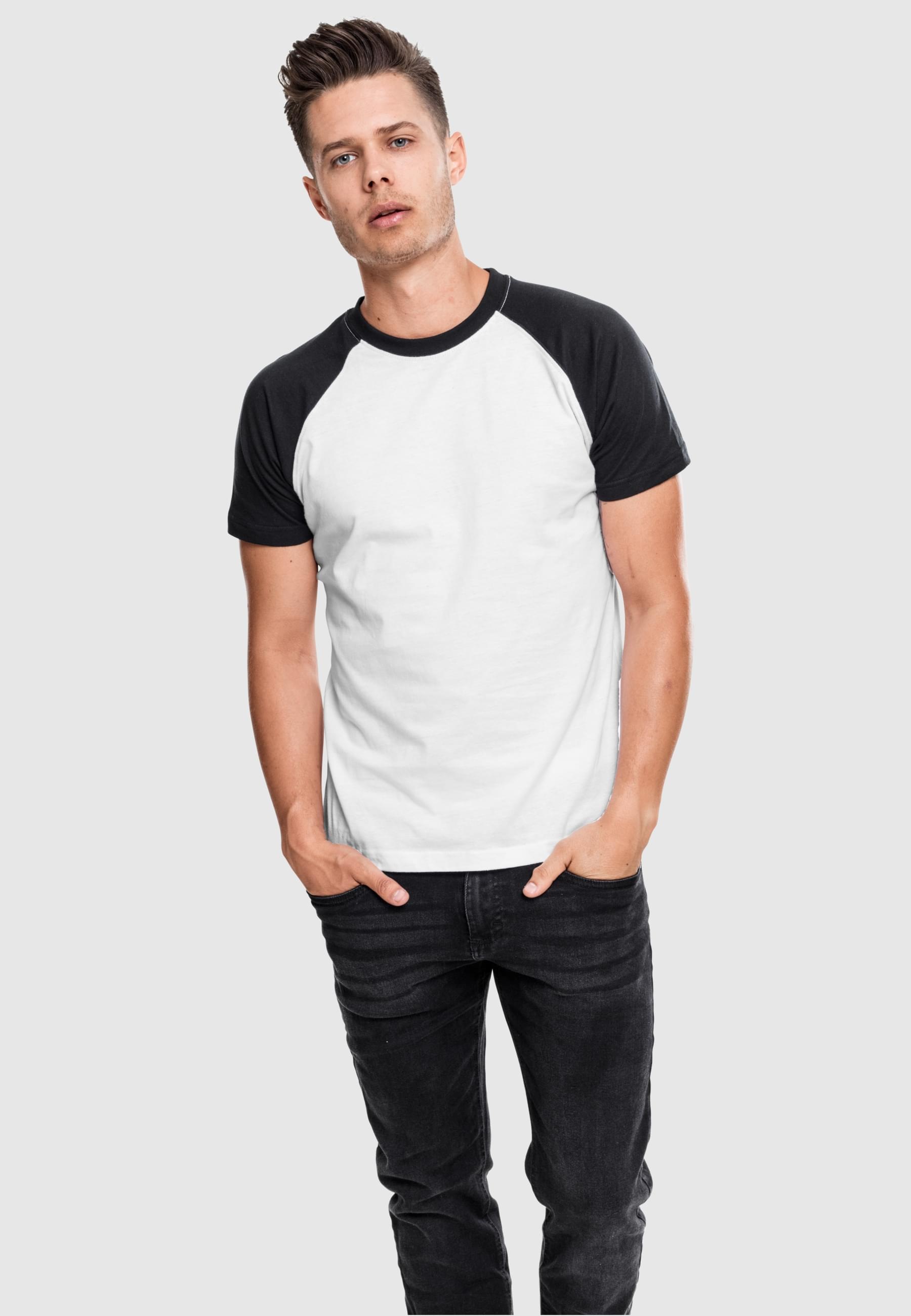 URBAN CLASSICS T-Shirt »Urban Classics Herren Raglan Contrast Tee«, (1 tlg.)