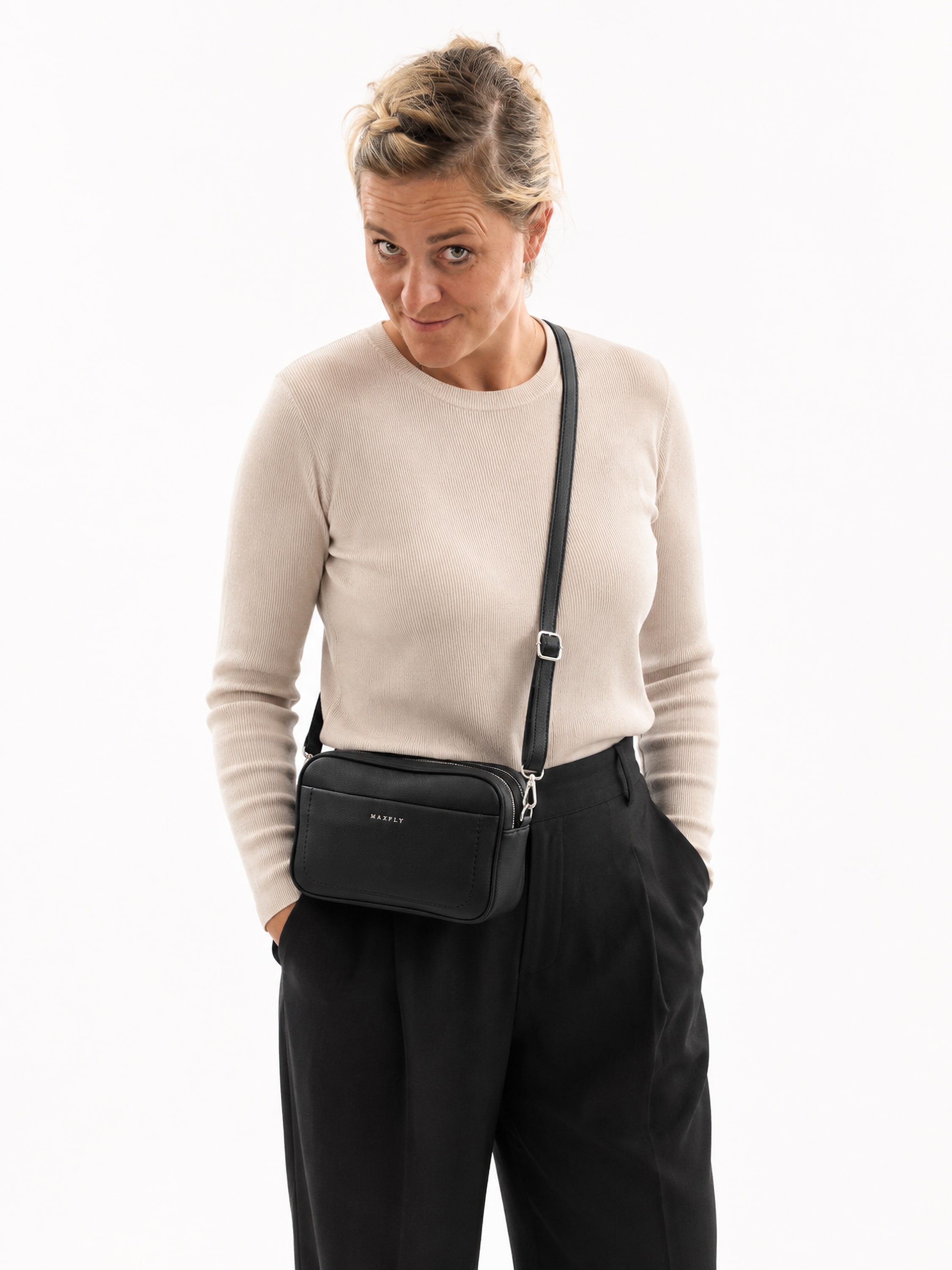 COLLEZIONE ALESSANDRO Umhängetasche »Praktisch« kleine Crossbody Bag mit vielen Fächern