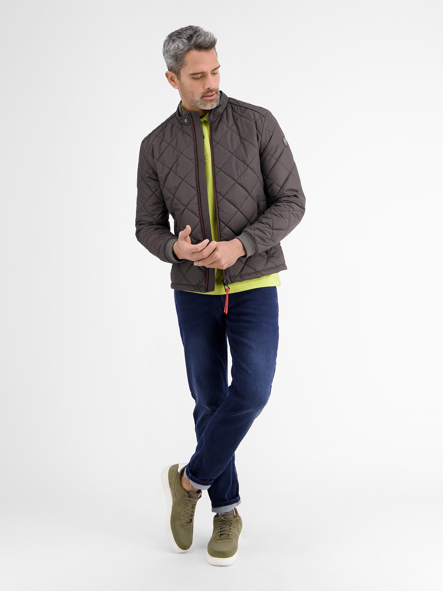 LERROS Steppjacke »LERROS Modisch gesteppter Blouson« ohne Kapuze Keine