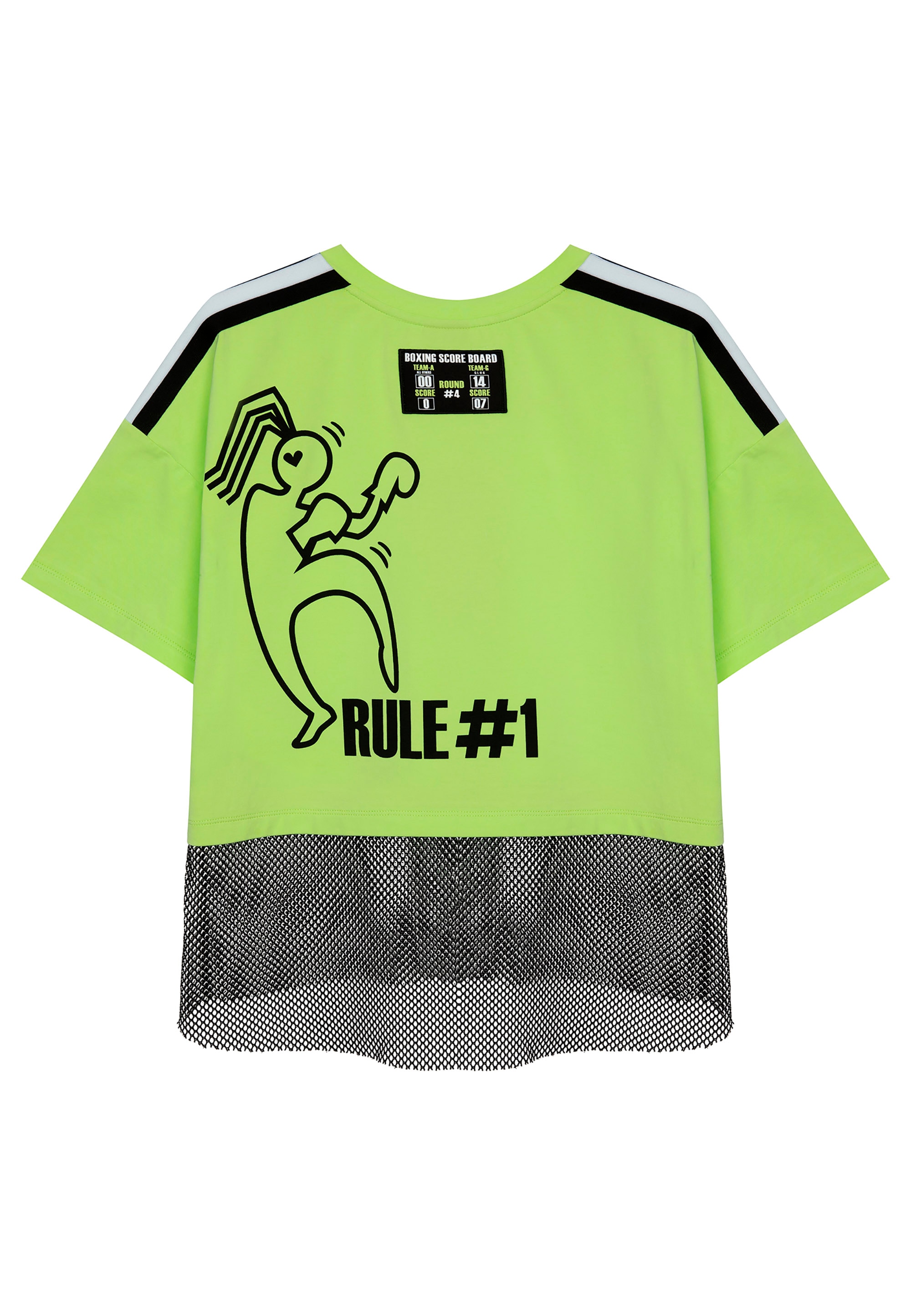 Gulliver T-Shirt, mit Print und Netz