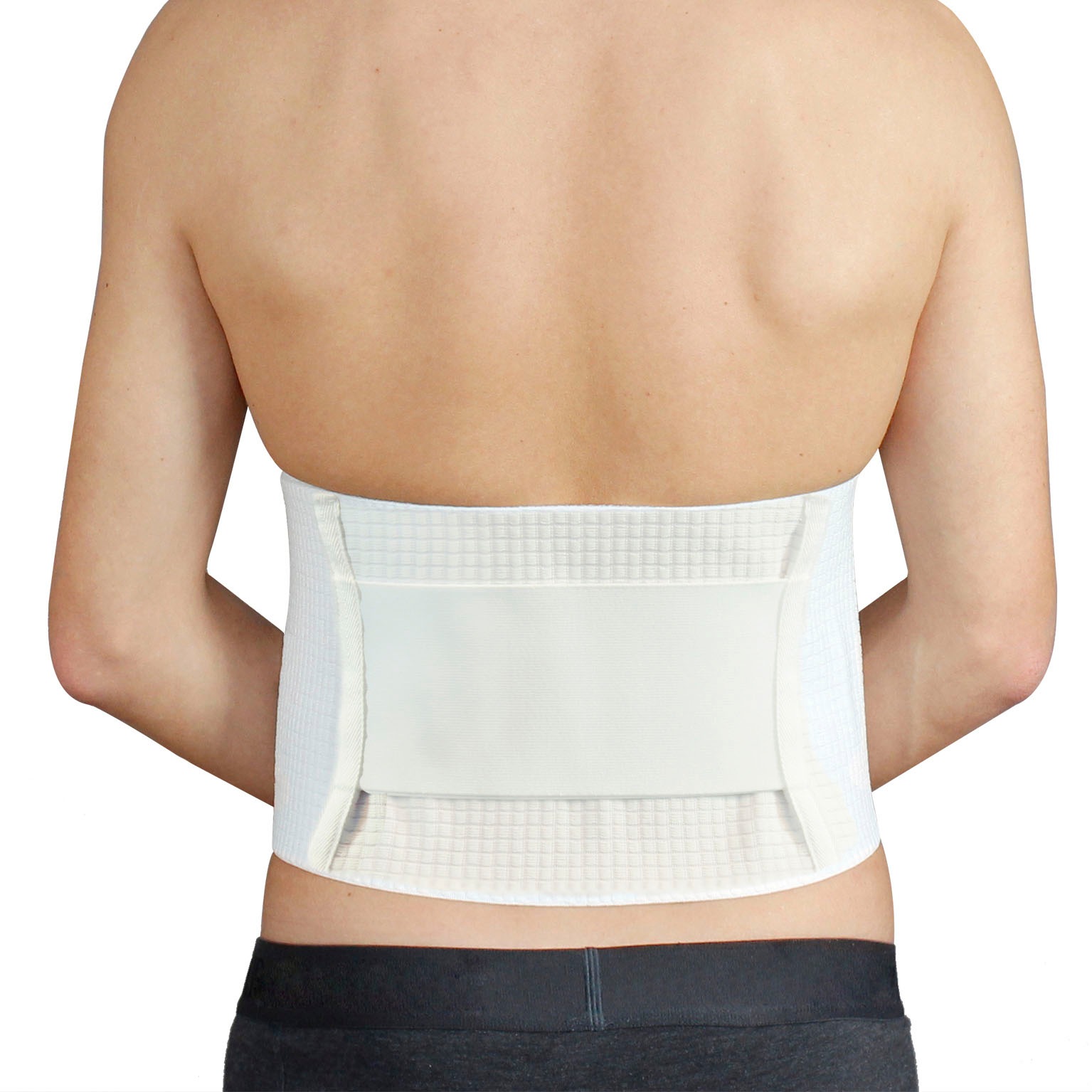 HYDAS Kinder Stützbandage "XXL Bauch- und Rückenstützgürtel mit Outlast", stark, weiß, Baumwolle, Elasthan, Polyester, Viskose, Bandagen, Unterstützt