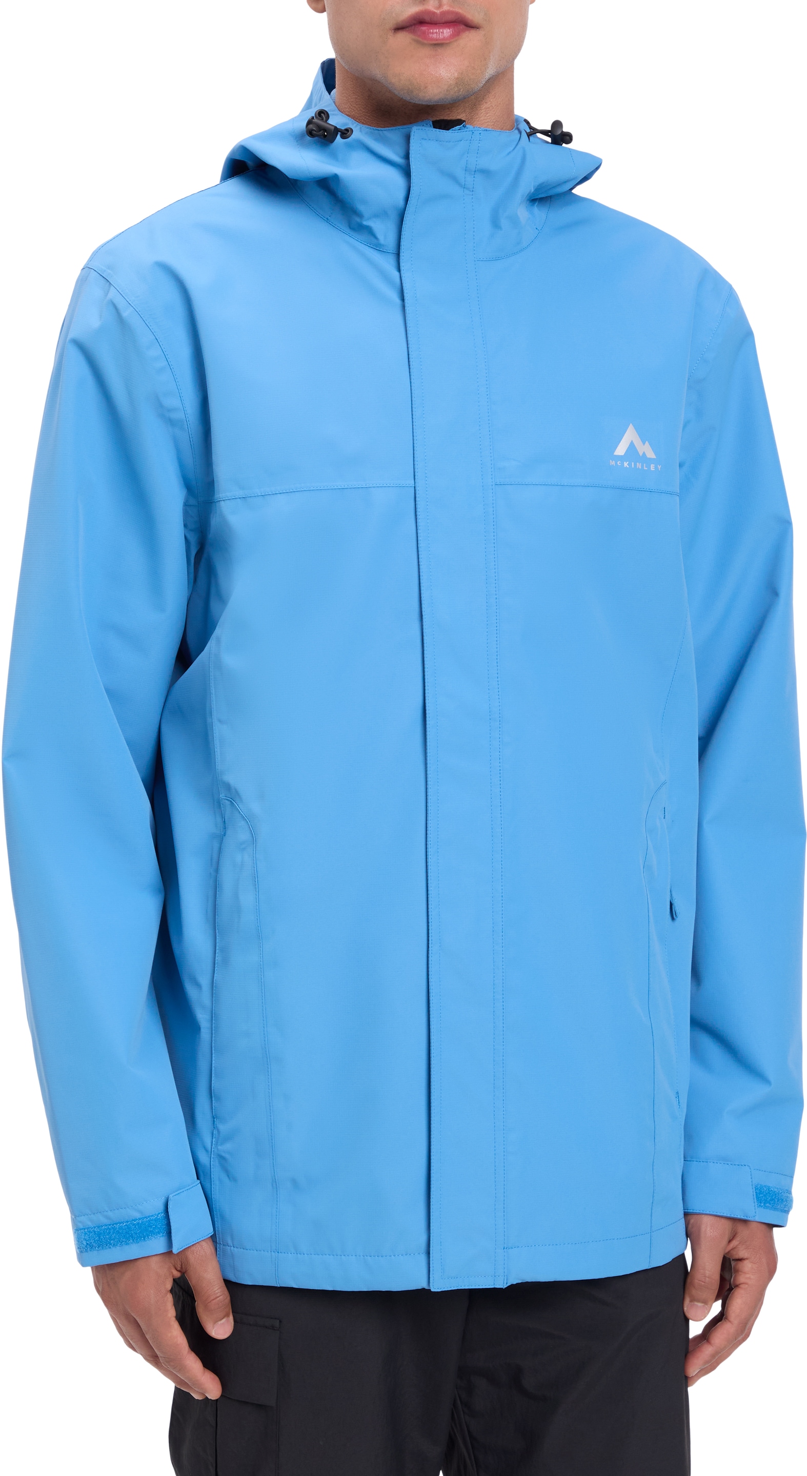 McKINLEY Regenjacke "HE.-REGENJACKE CARLIDE II M" mit AQUAMAX Technologie, atmungsaktiv, länger geschnitten im Rücken