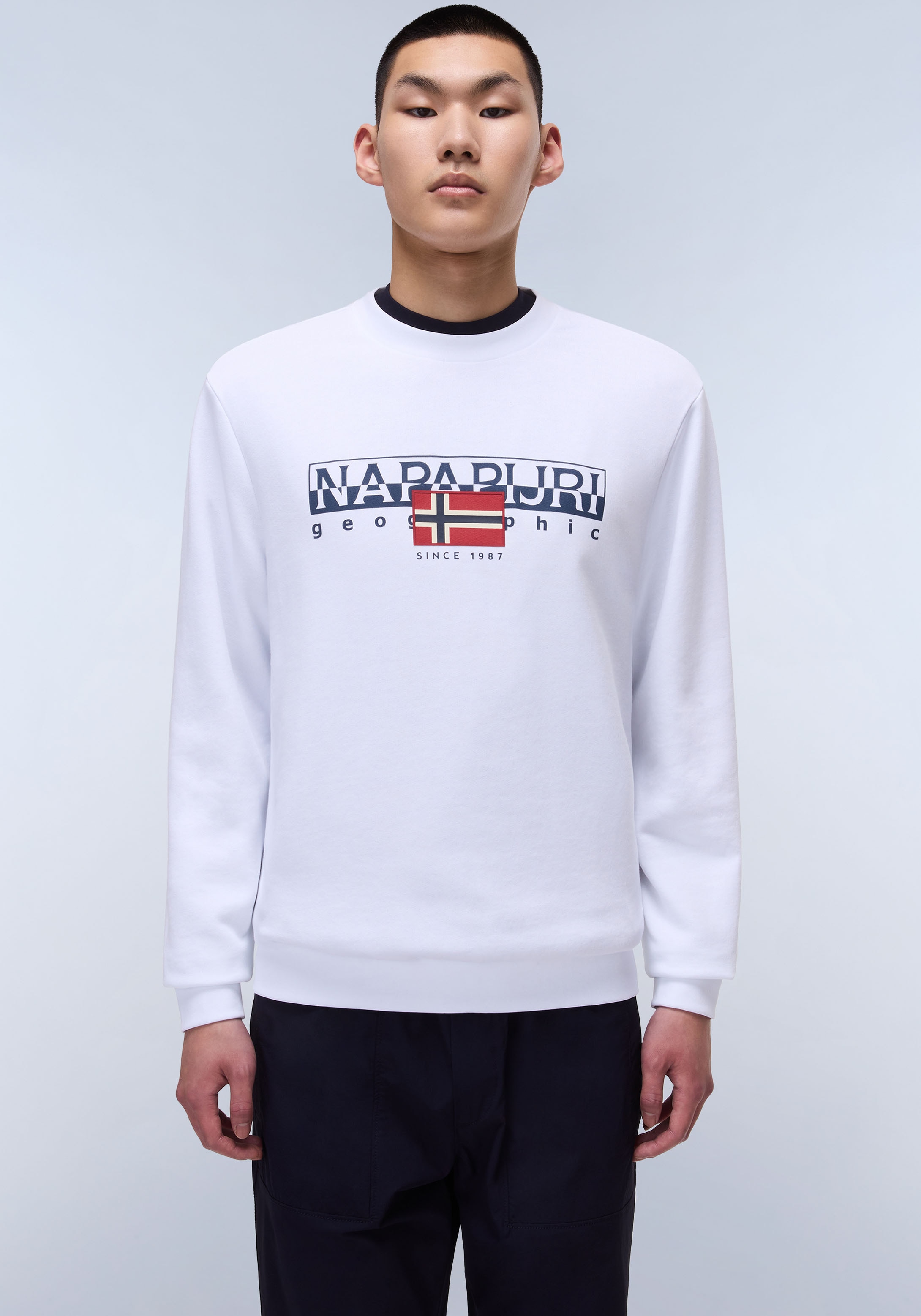 Napapijri Sweatshirt "B-AYLMER C", Mit Rundhalsausschnitt günstig online kaufen