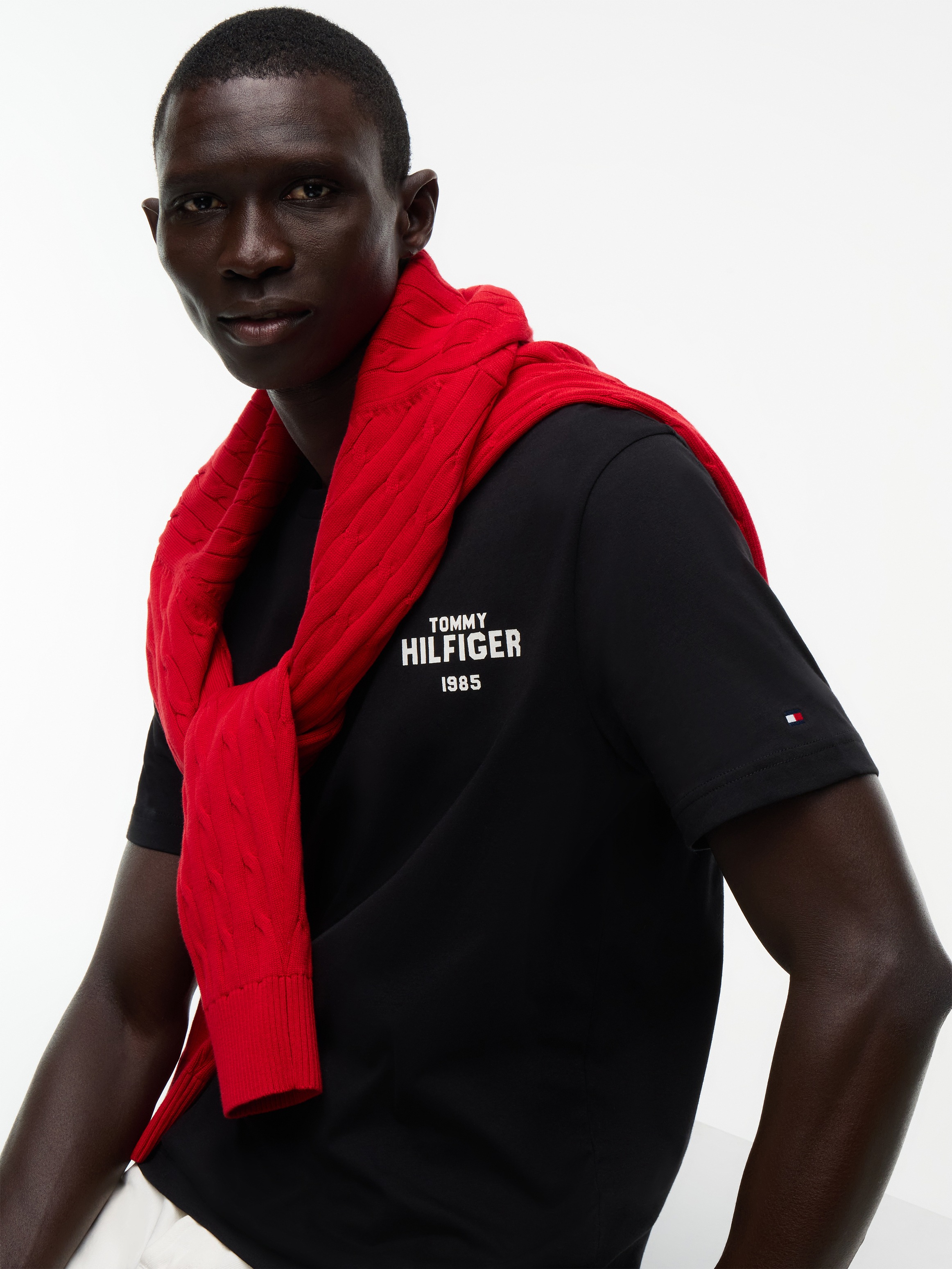Tommy Hilfiger T-Shirt »HILFIGER 1985 GRAPHIC« Jersey, regular fit