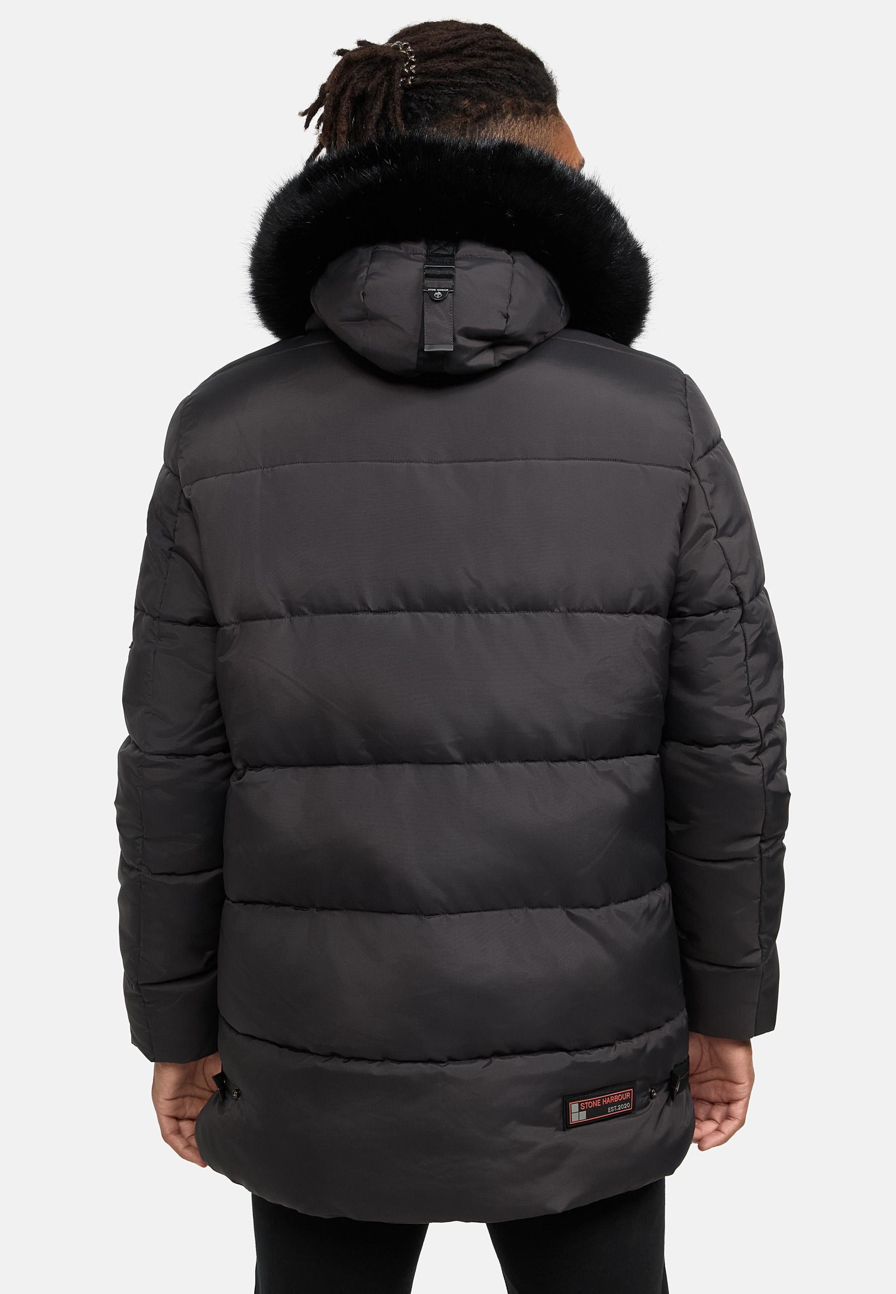 Stone Harbour Steppjacke »Mironoo«, mit Kapuze, stylische Outdoorjacke mit großer Kapuze