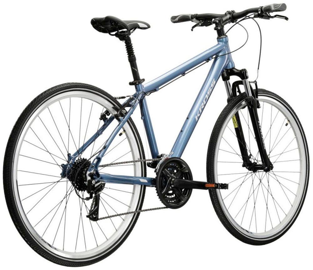 Kross Crossrad »Crossrad Herren 28" Move 1.0 blau 24 Gänge« 24 Gang Shimano ACERA M3020 Schaltwerk Kettenschaltung