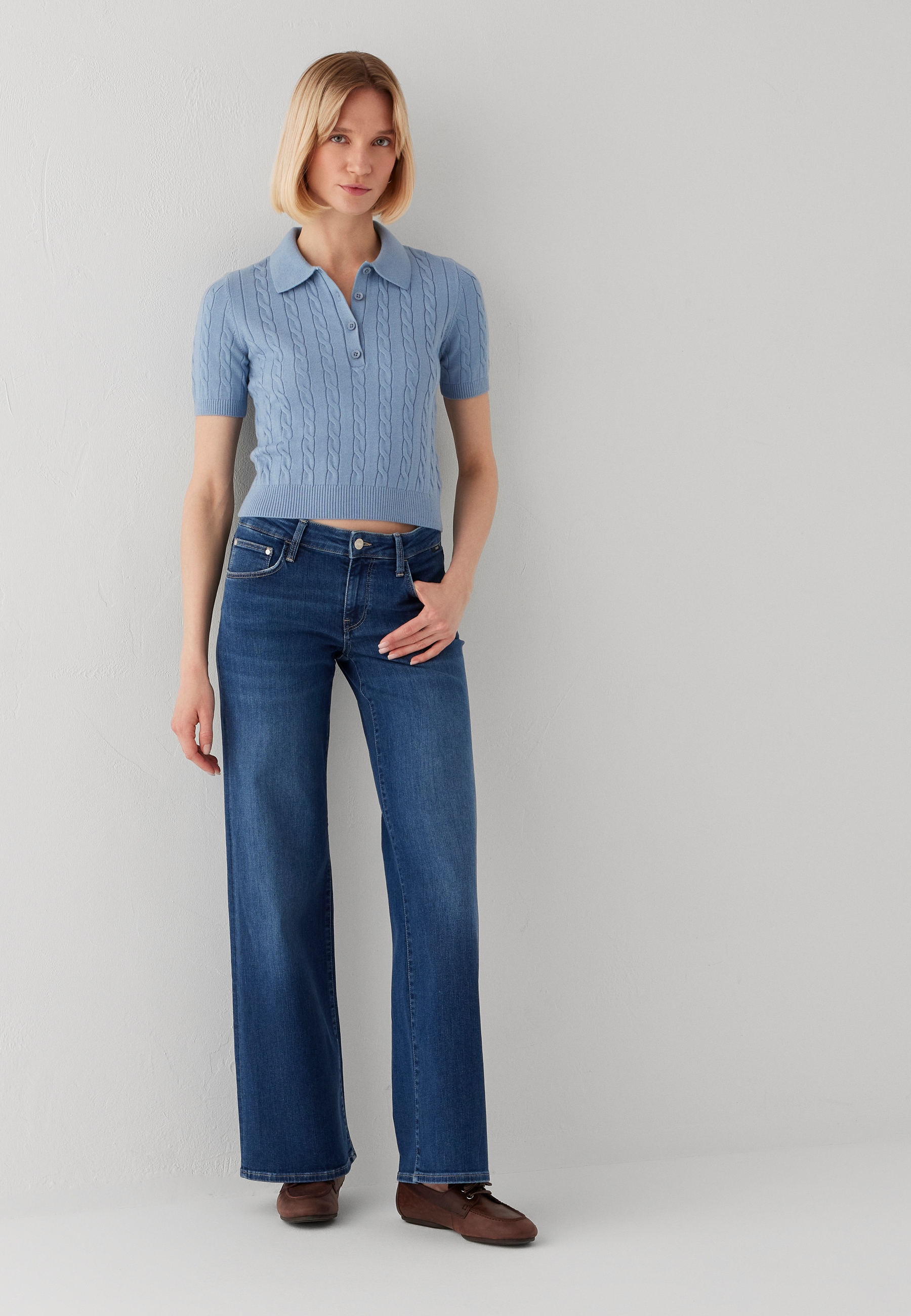 Mavi Weite Jeans "VIVECA" Wide Leg Jeans