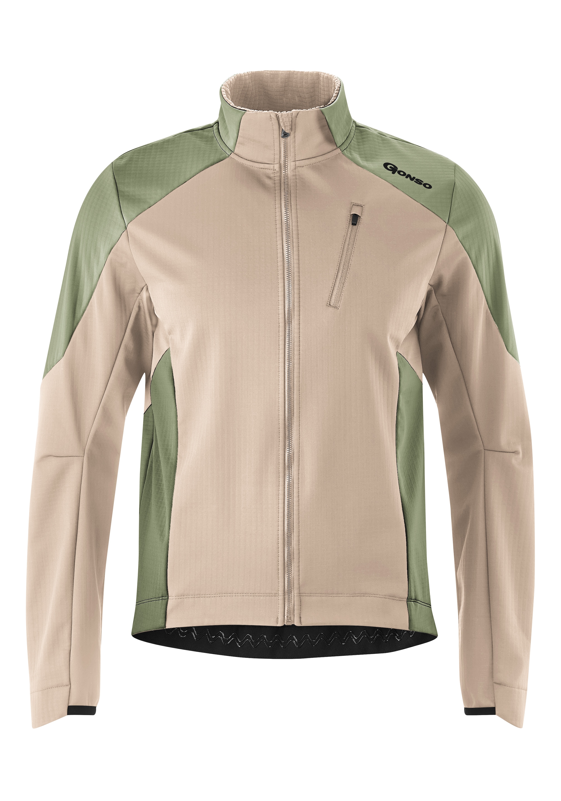 Gonso Fahrradjacke "TRAIL JACKET SOFTSHELL M", Wasserabweisend, strapazierfähig, atmungsaktiv