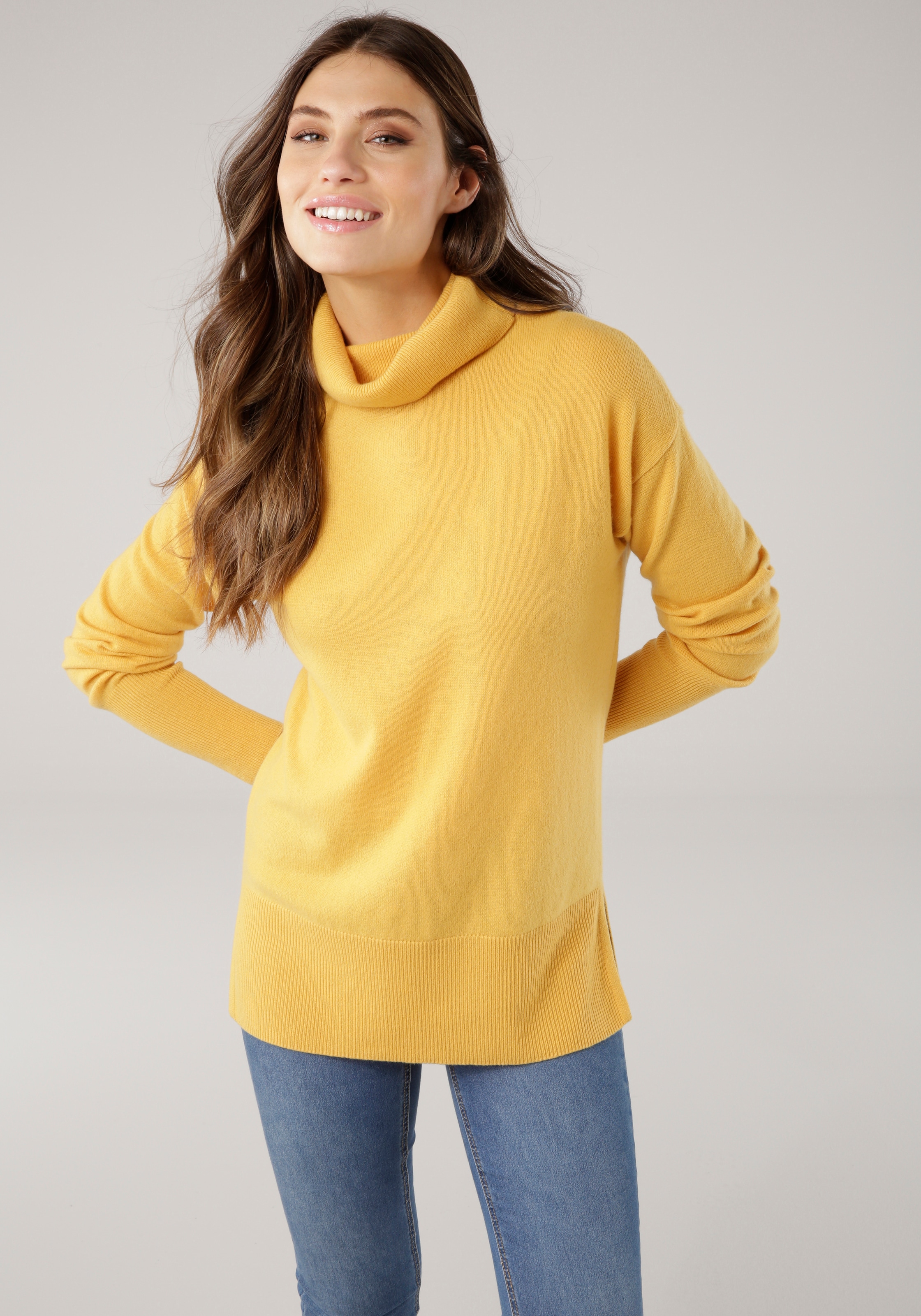 Laura Scott Rollkragenpullover, aus reinem Kaschmir günstig online kaufen