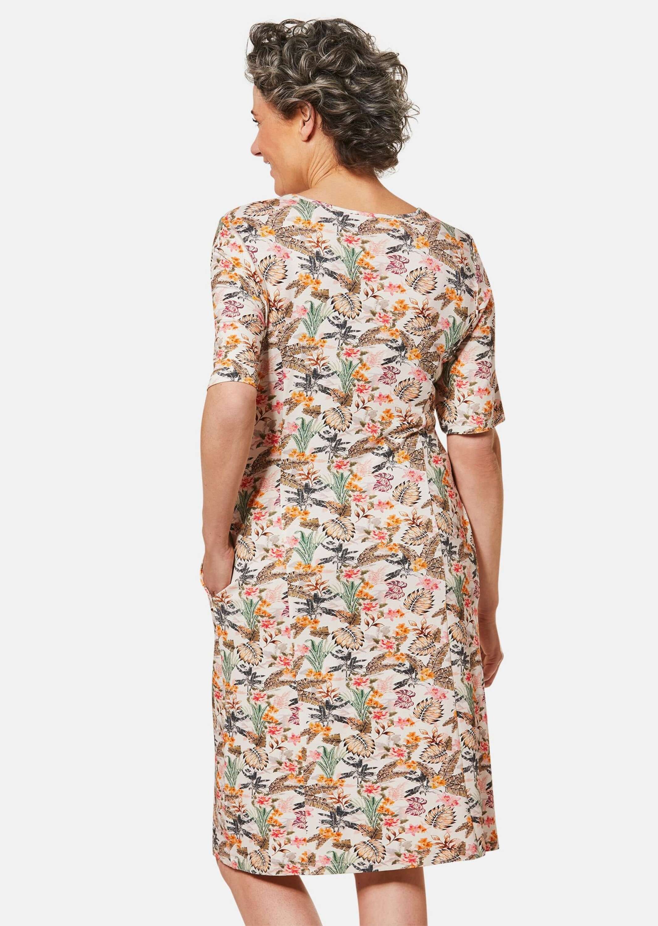 GOLDNER Druckkleid »Druckkleid Elastisches Jerseykleid mit modischem Druck«