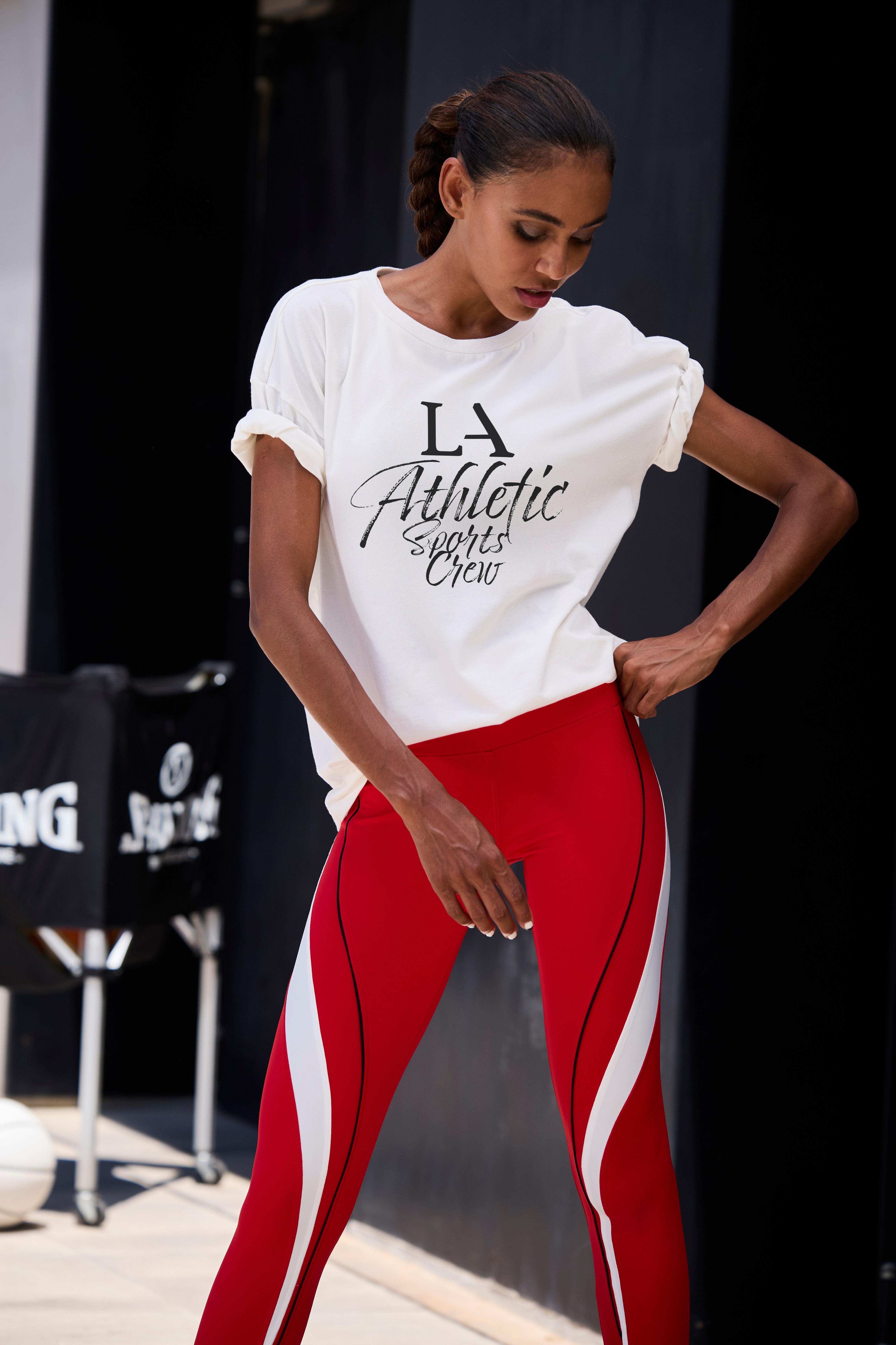 Thumbnail - LASCANA ACTIVE T-Shirt, im Oversize-Schnitt mit sportlichem Schriftzug