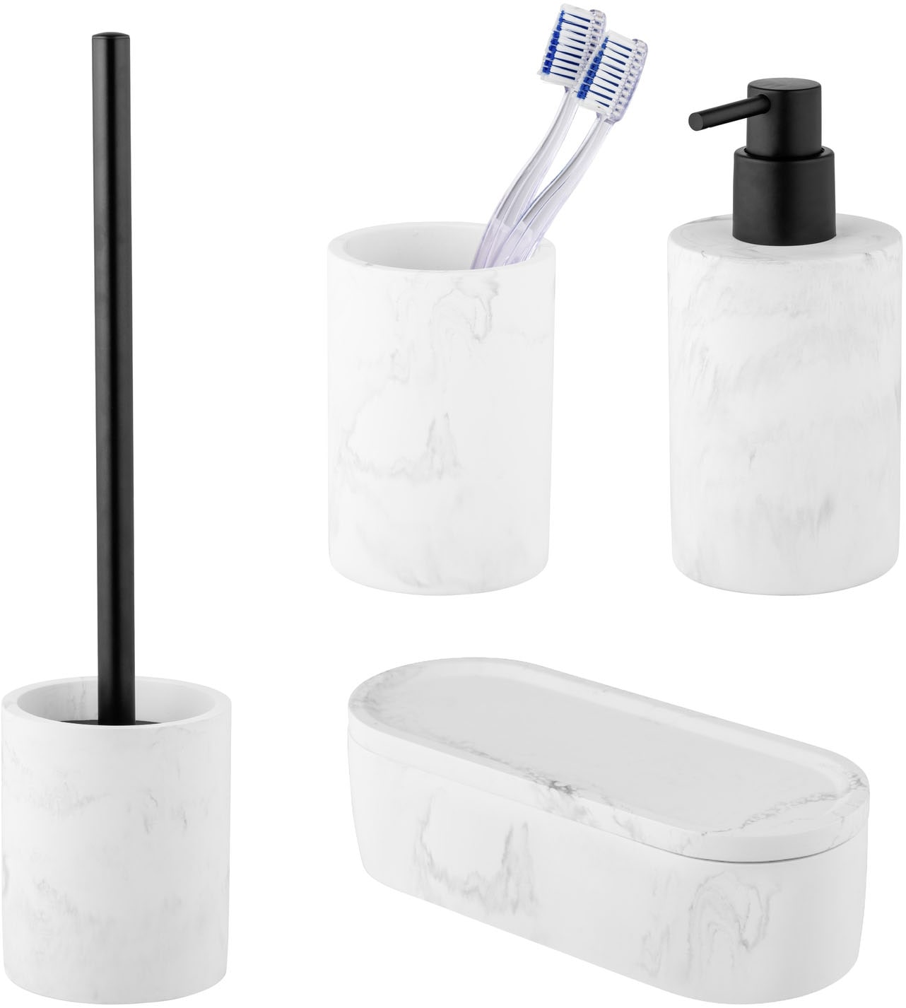 SCHÖNER WOHNEN-Kollektion Badaccessoire-Set ""Balatro"" aus Diatomit, mit Z günstig online kaufen