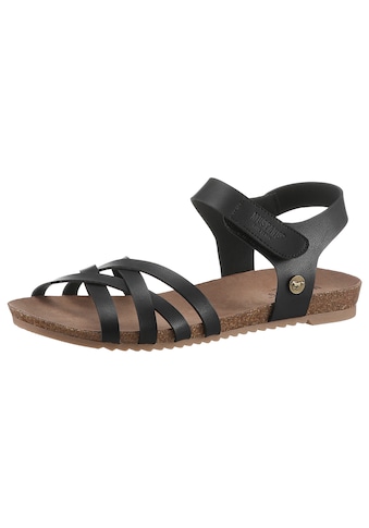 Riemchensandale, Sommerschuh, Sandalette, Klettschuh, mit Klettverschluss-Riemchen