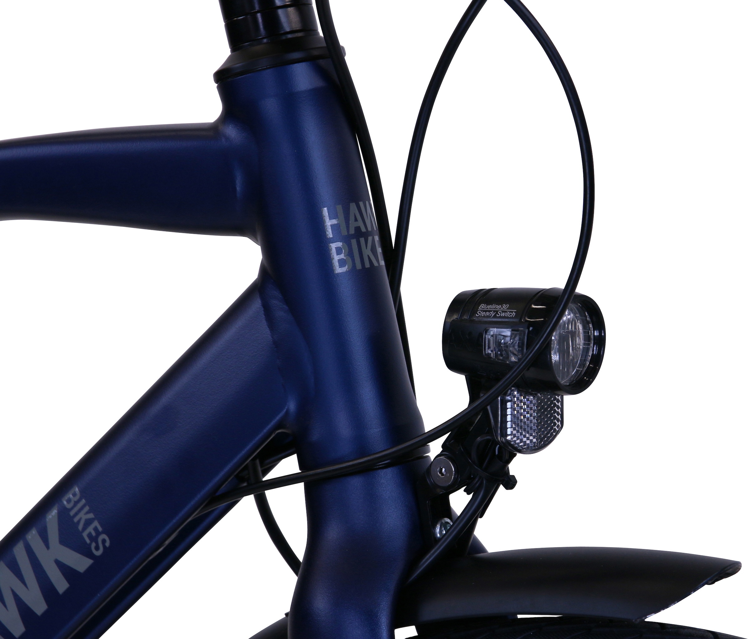 HAWK Bikes Trekkingrad »HAWK Trekking Gent Super Deluxe Plus Ocean Blue«, 8 Gang, Shimano, Nexus Schaltwerk