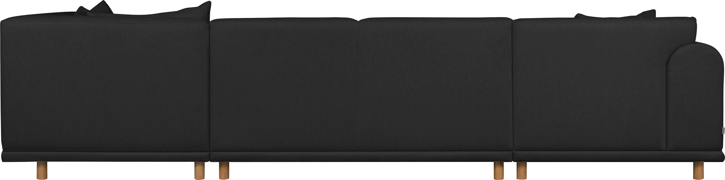 andas Wohnlandschaft »Maroon U-Form«, in skandinavischem Design, mit losen Kissen