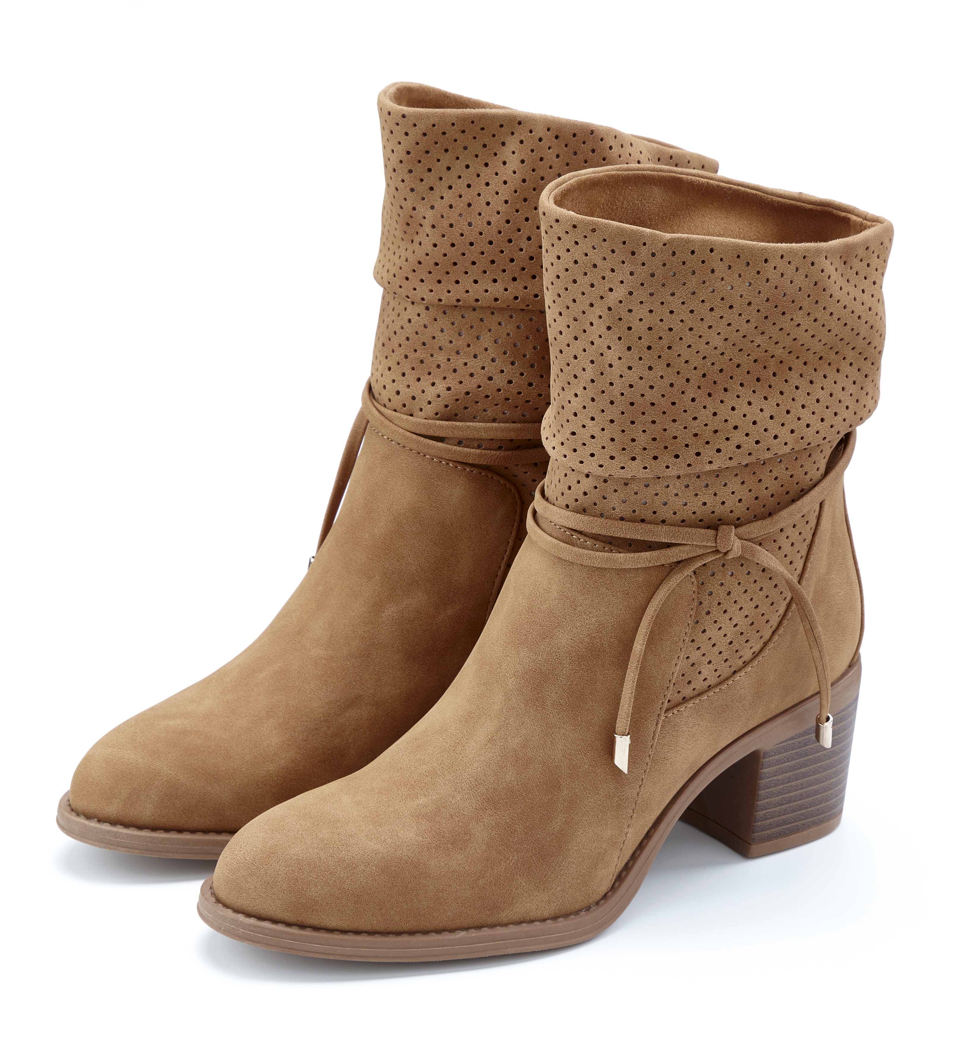 LASCANA Stiefelette mit komfortablem Blockabsatz