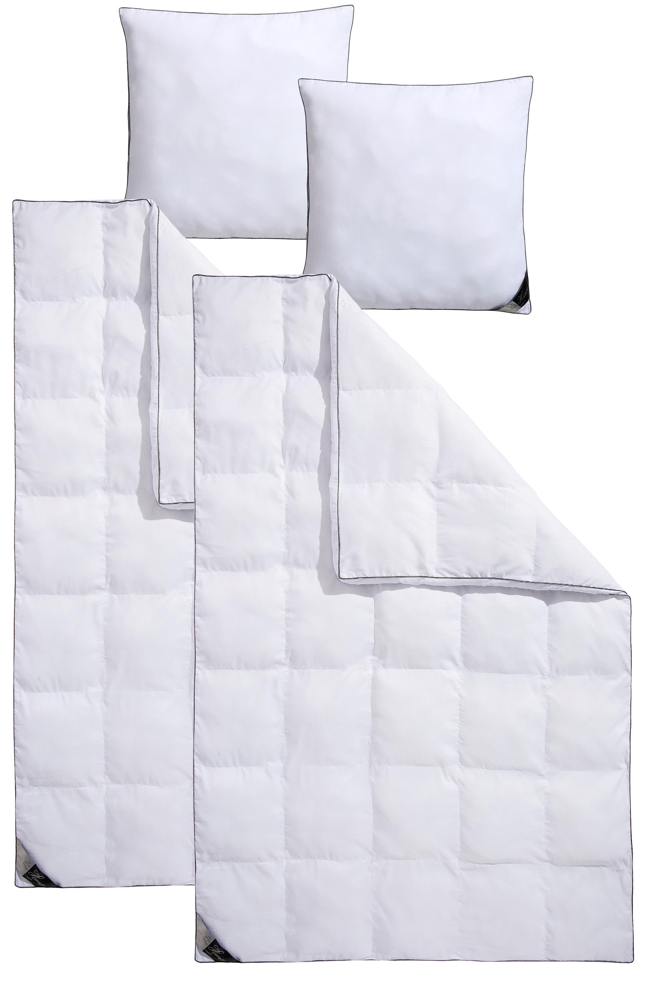 Hanse by RIBECO Kunstfaserbettdecke + Kopfkissen "Max" Unschlagbares Preisl günstig online kaufen