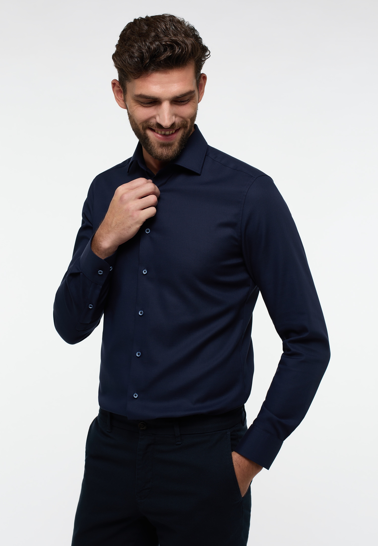 Eterna Langarmhemd "SLIM FIT", NON IRON (bügelfrei) günstig online kaufen