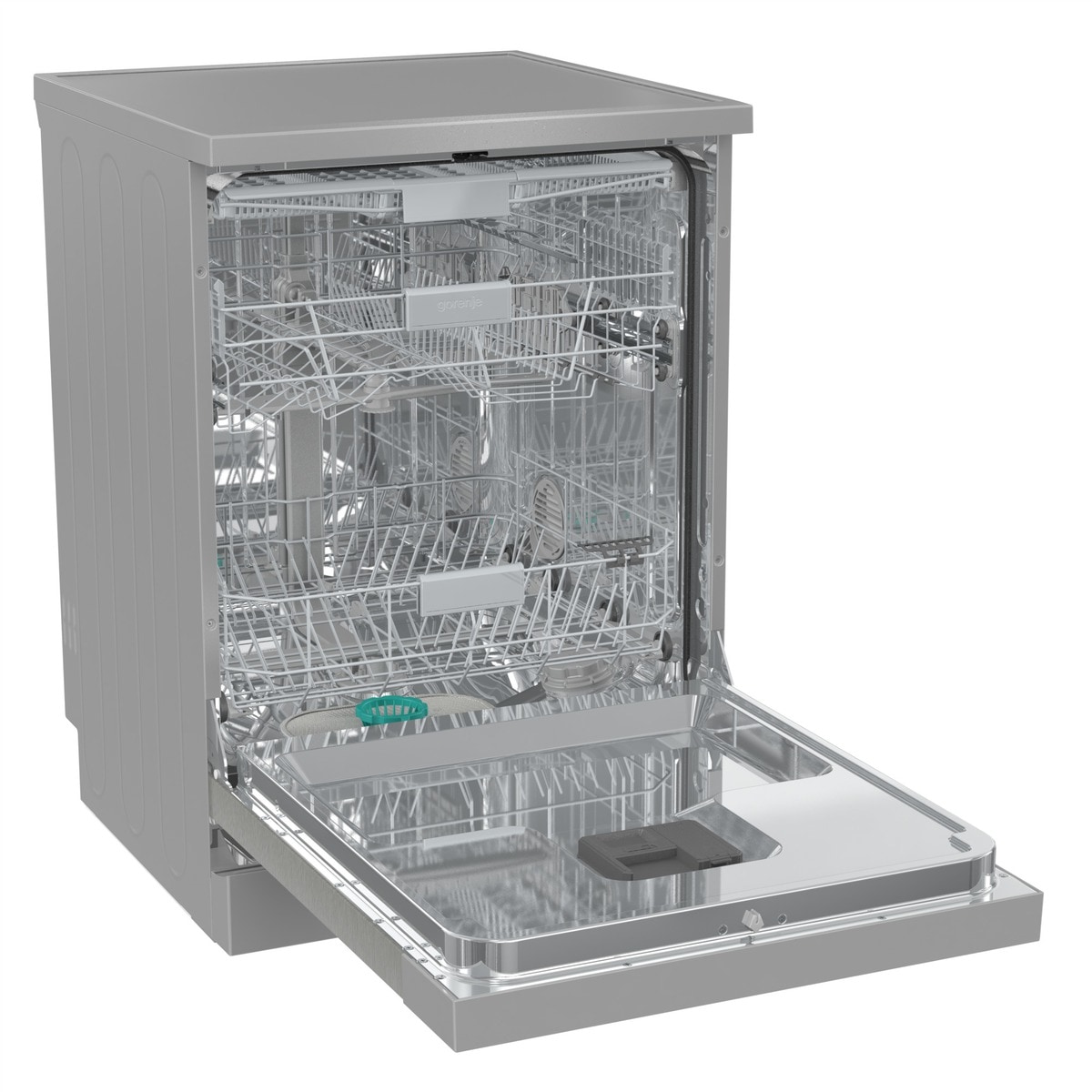 GORENJE Standgeschirrspüler »GS643C90X«, 16 Maßgedecke, TotalDry - auto. Türöffnung