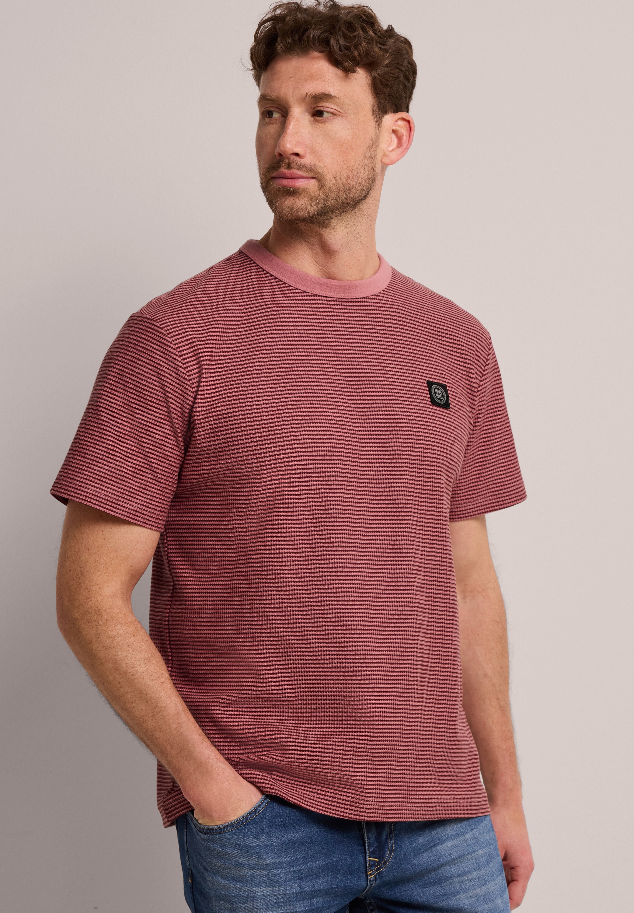 STREET ONE MEN T-Shirt im soften Baumwoll-Mix