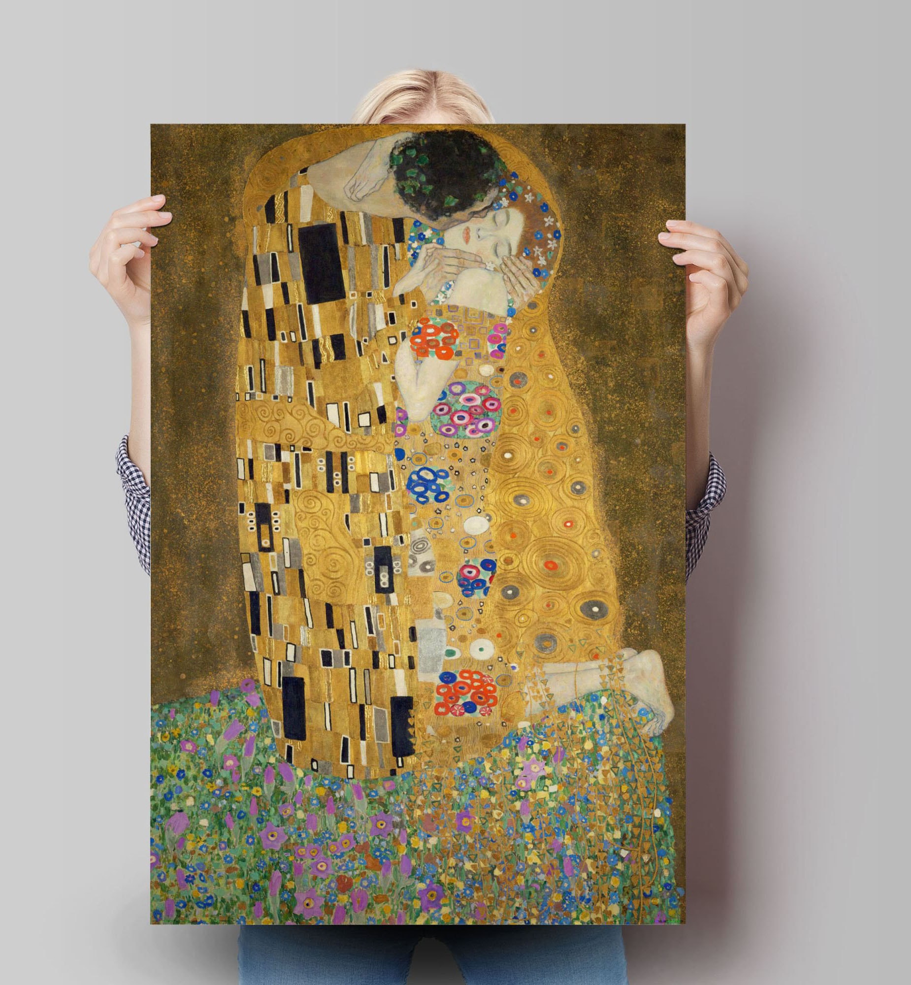 Reinders! Poster »Poster Der Kuss Gustav Klimt«, Kunst, (1 St.)