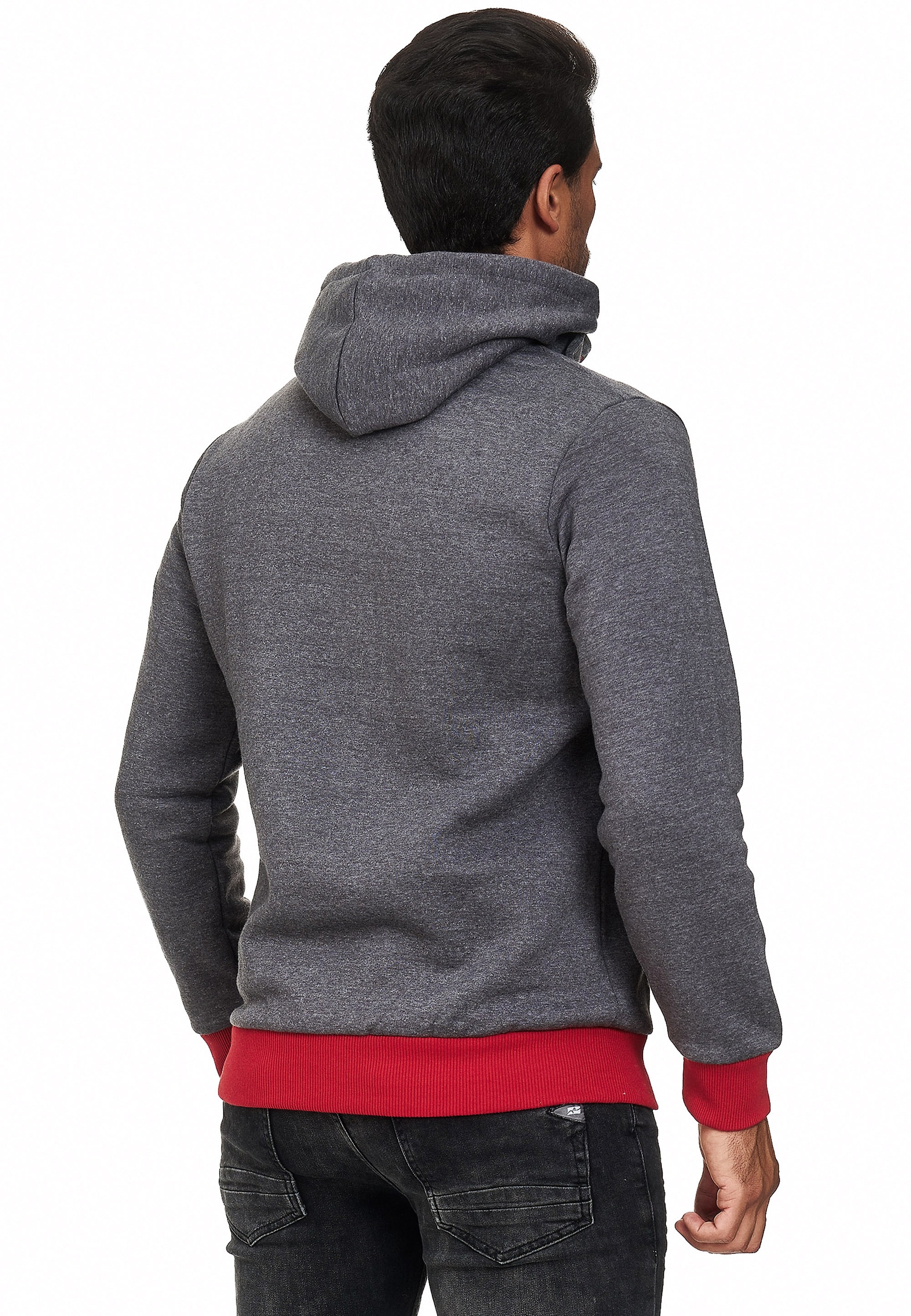 Rusty Neal Kapuzensweatshirt, mit modernem Schnitt