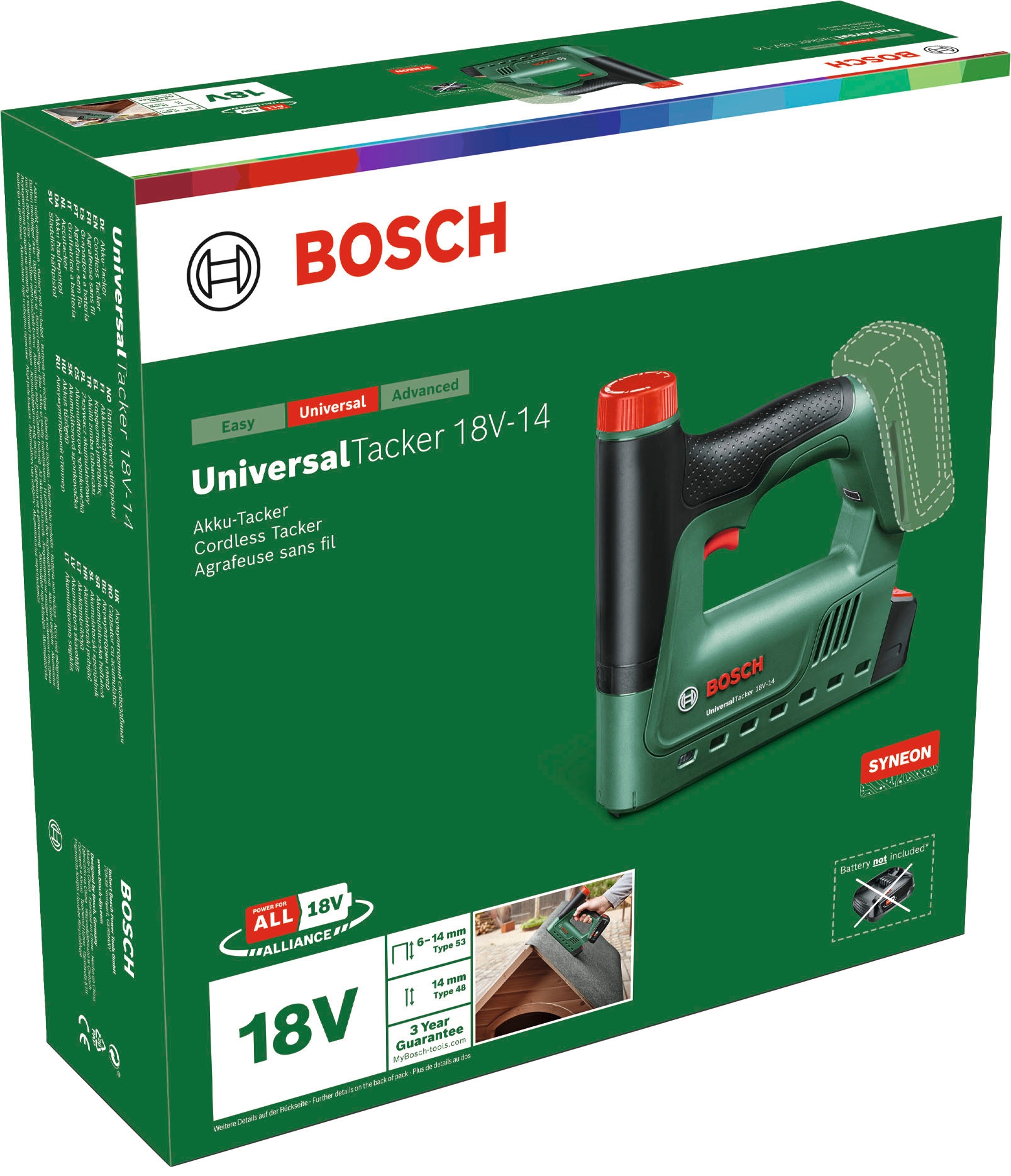 Bosch Home & Garden Akku-Tacker »UniversalTacker 18V-14 - solo«, ohne Akku und Ladegerät
