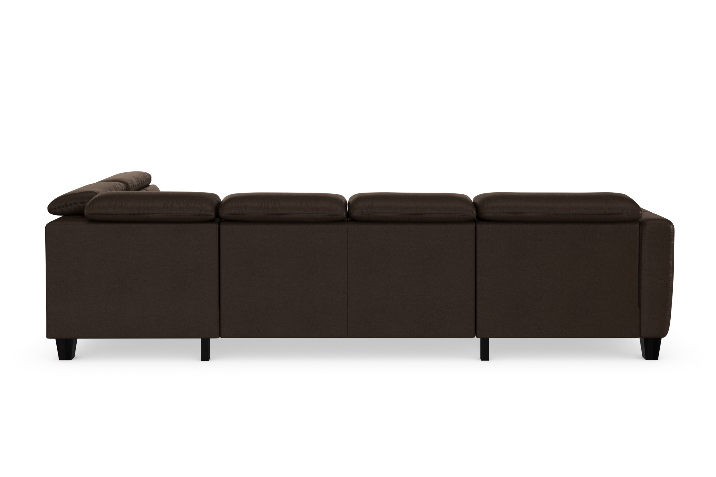 sit&more Wohnlandschaft »Belluci U-Form«, Kopfteilverstellung und Federkern, wahlweise mit Bettfunktion