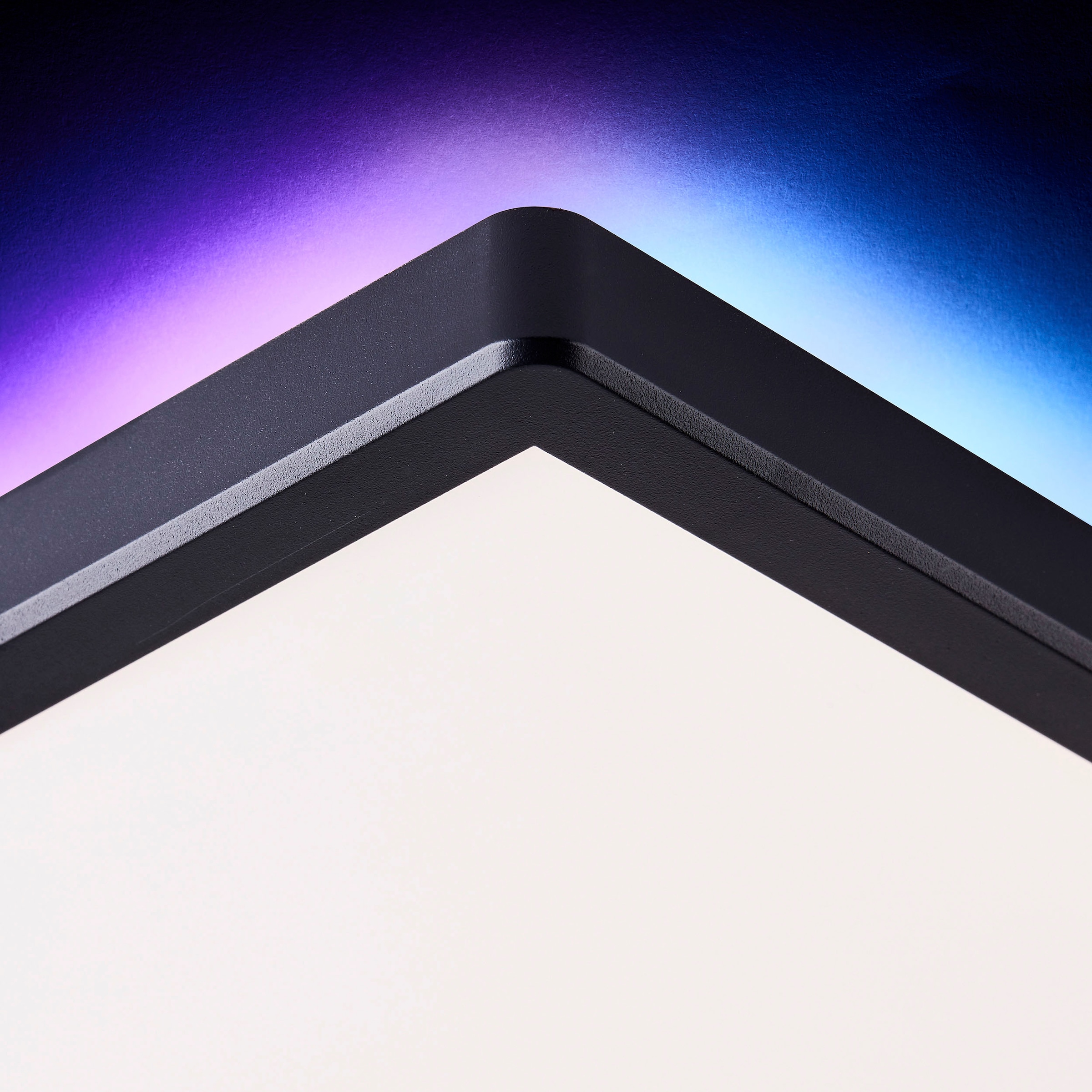 my home LED Deckenleuchte »Elliot«, Leuchtmittel LED-Board | LED fest integriert, 42 x 42 cm, 2500 Lumen, 3000-6500 Kelvin, weiß/schwarz