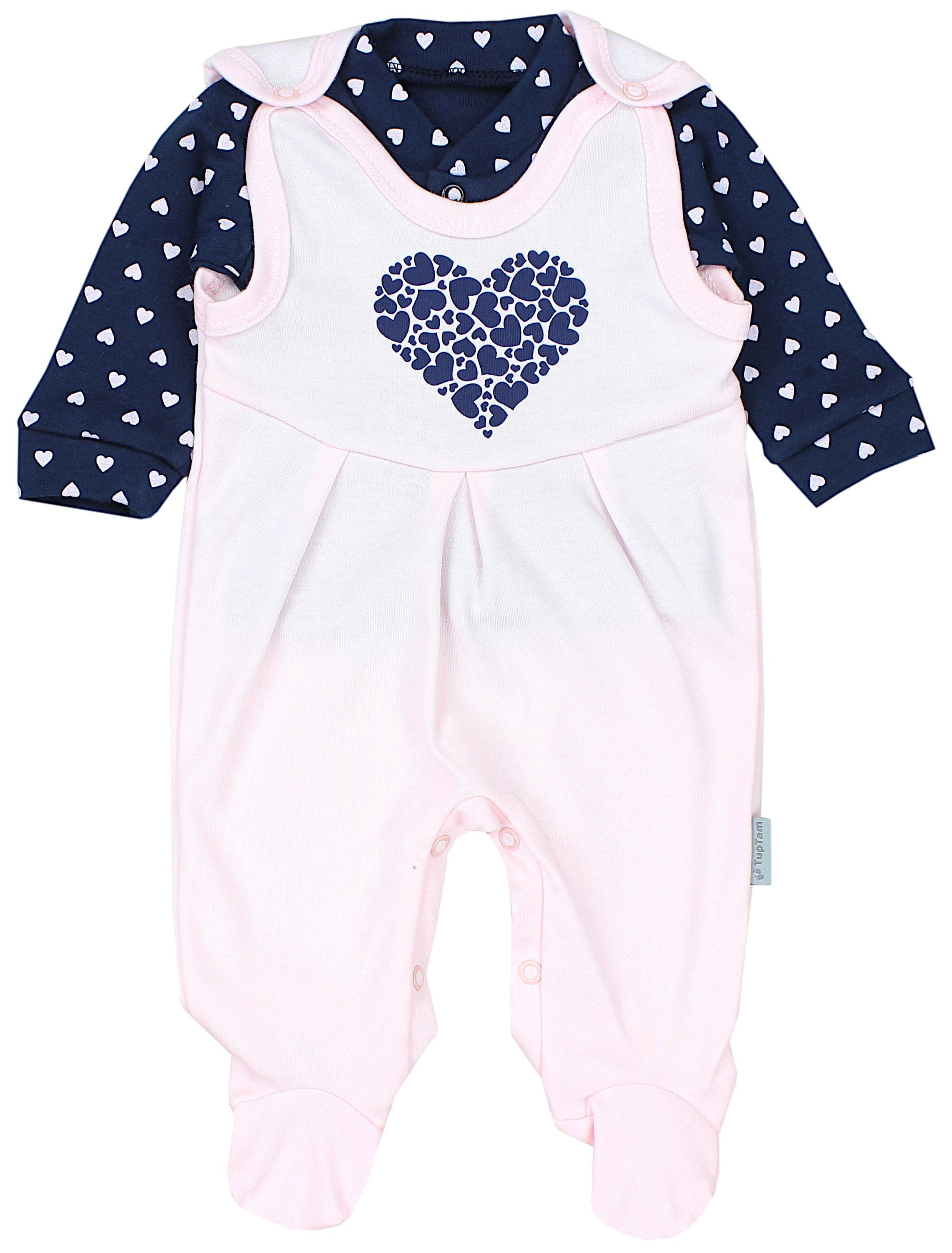TupTam Strampler "Set Baby Unisex Strampler-Set mit Aufdruck Spruch 2-tlg"