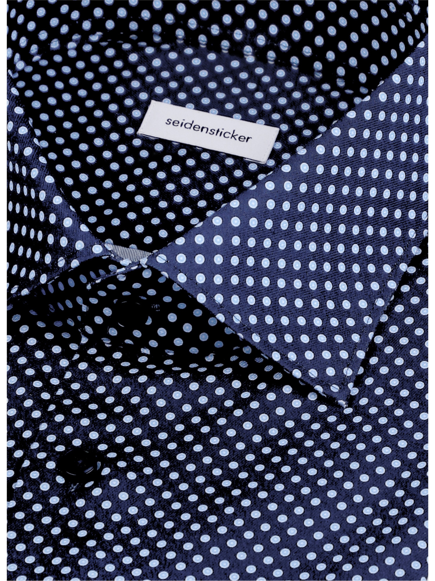 seidensticker Businesshemd »Schwarze Rose«, Slim 1/1 Extra lang Kentkragen Druck