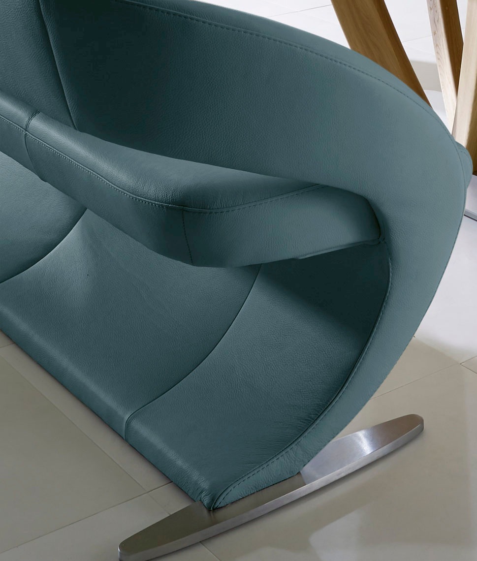 K+W Wave Polsterbank Blau 204cm 3