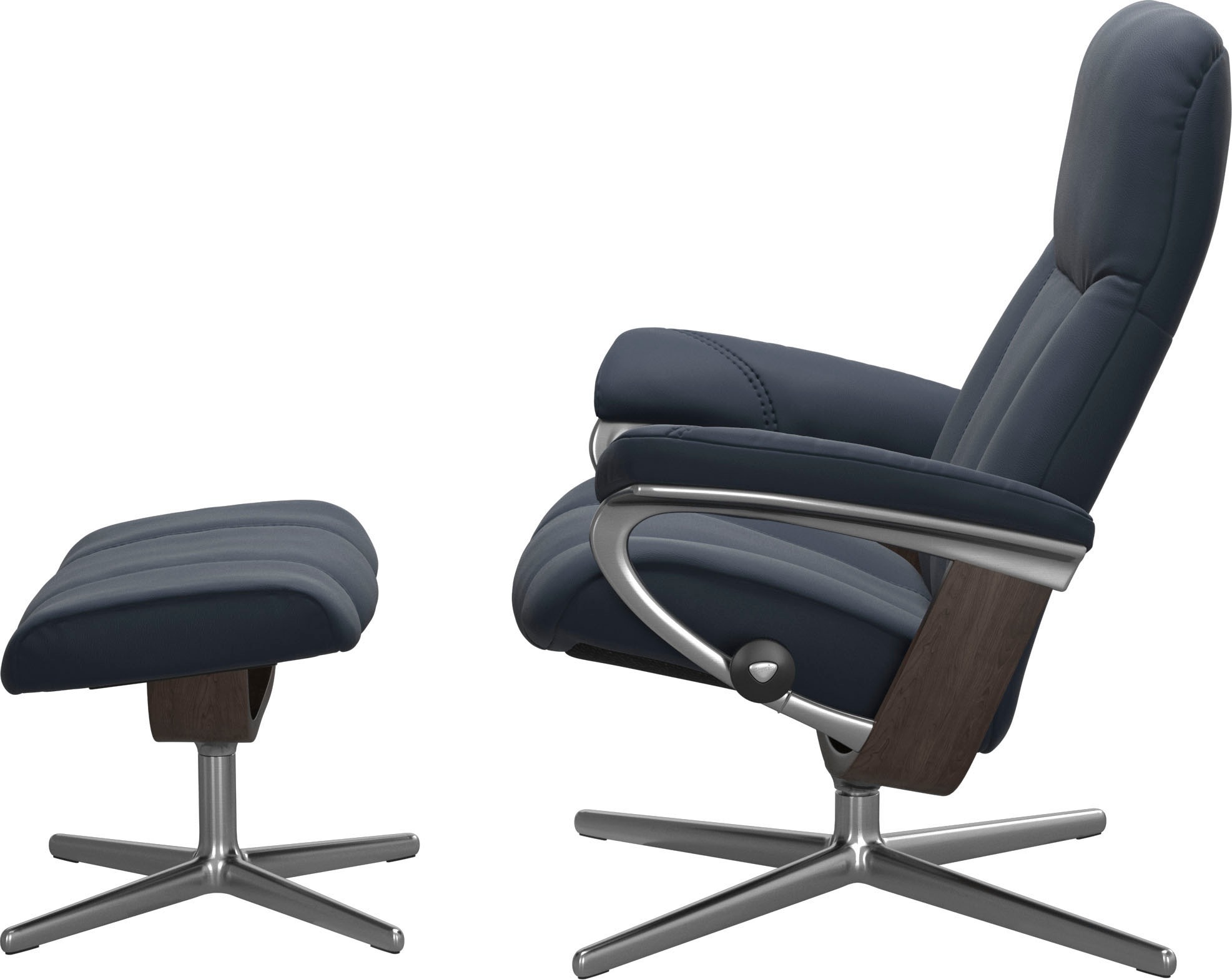 Stressless® Relaxsessel »Consul«, mit Cross Base, Größe S, M & L, Holzakzent Wenge