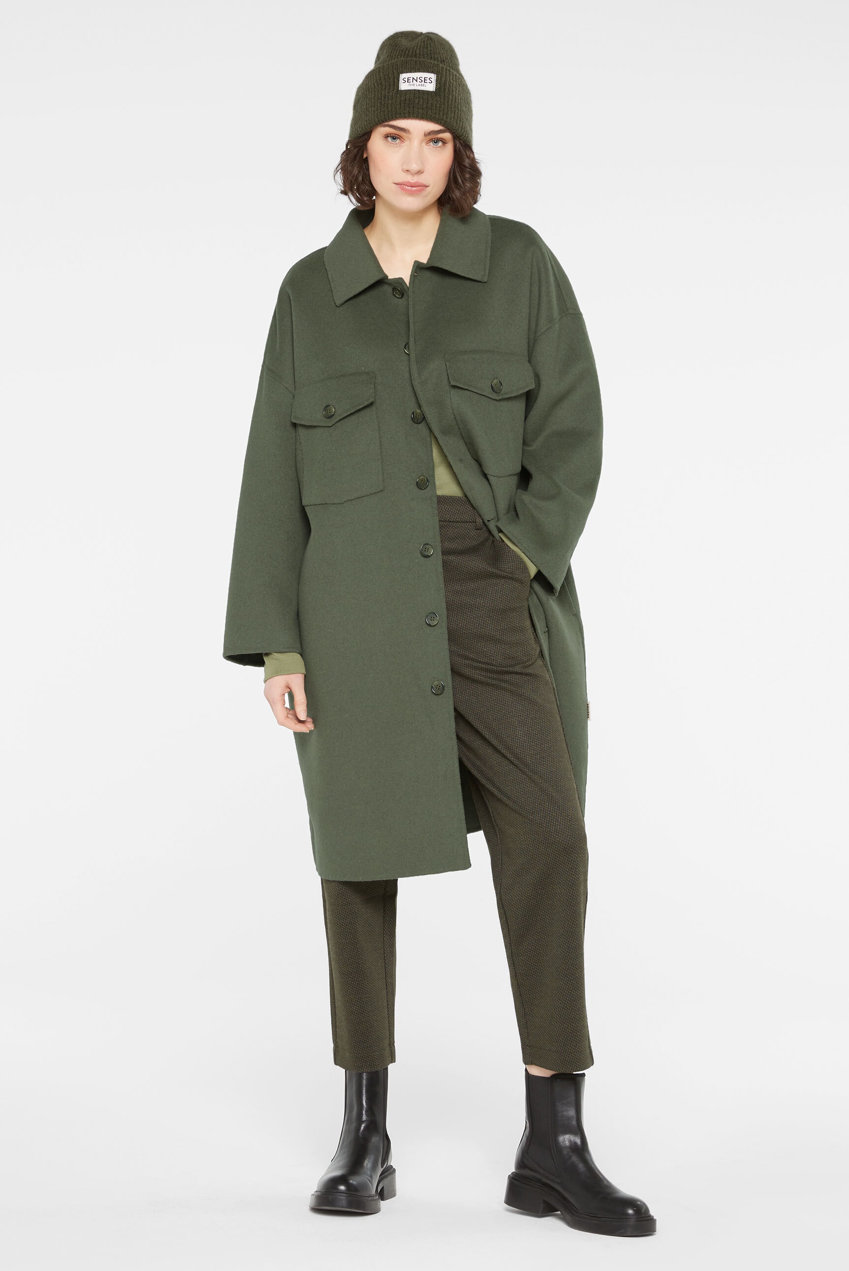 SENSES.THE LABEL Langjacke, ohne Kapuze