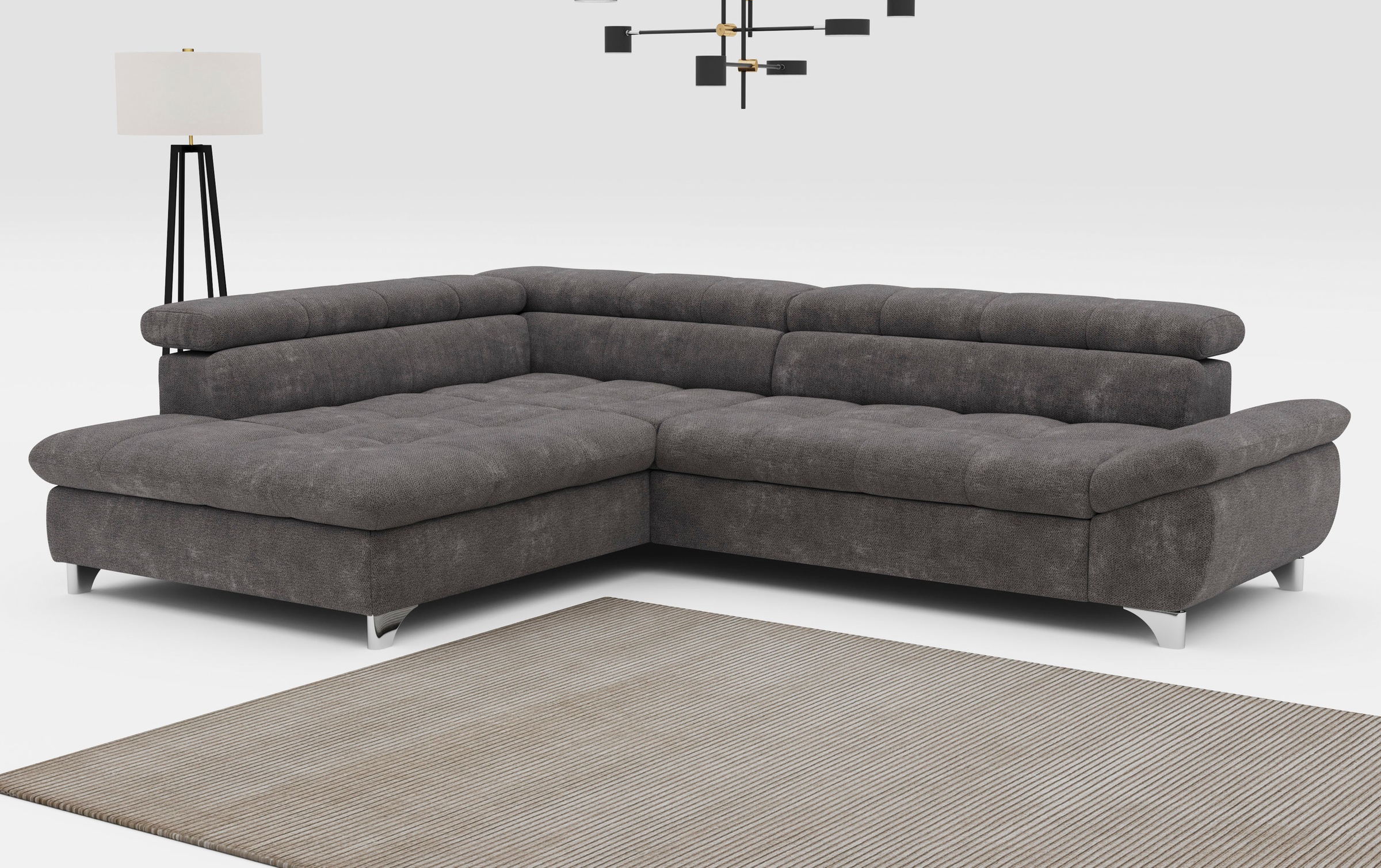 COTTA Ecksofa "Gemini L-Form", mit Kopfteilverstellung, wahlweise mit Bettf günstig online kaufen