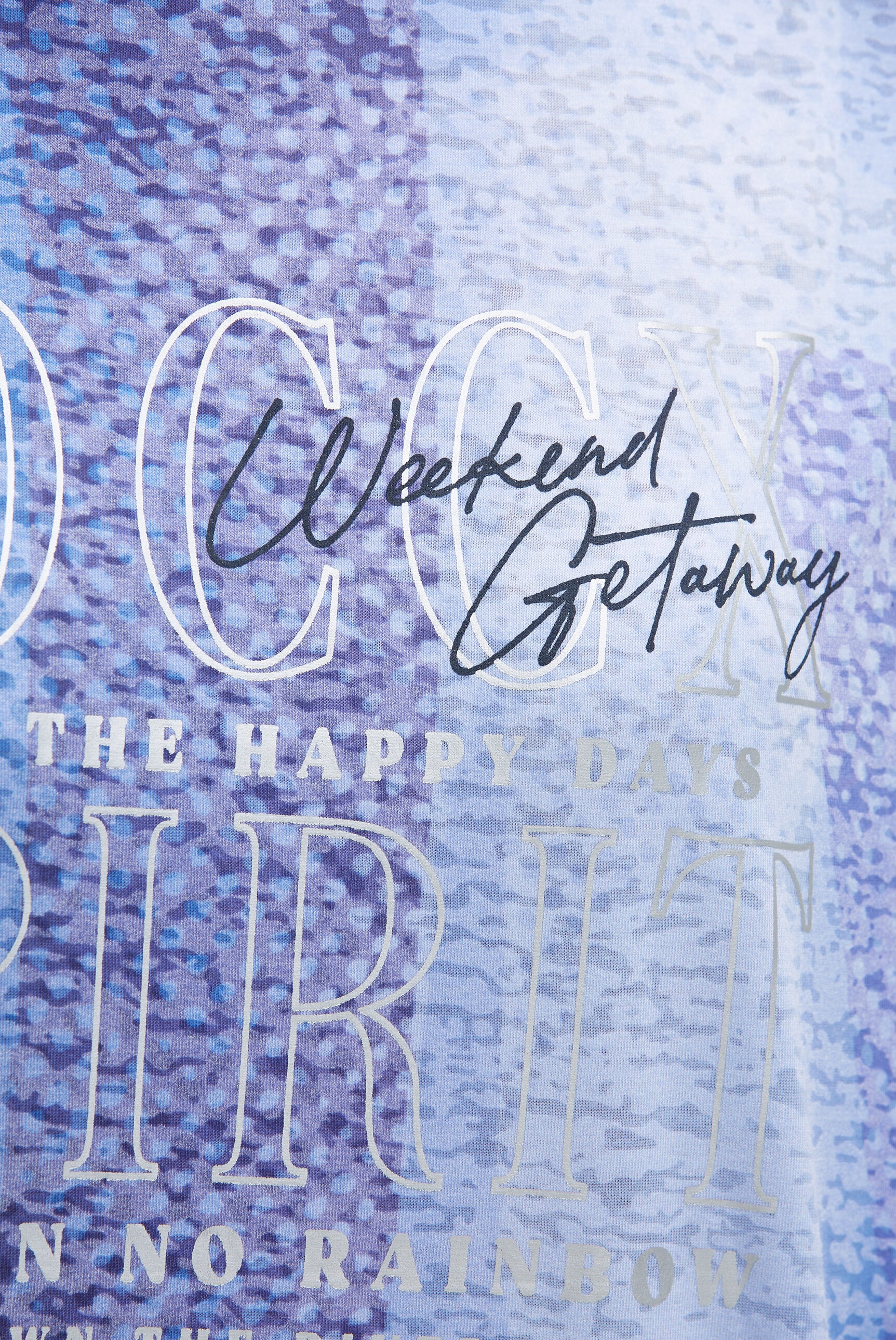 SOCCX Rundhalsshirt mit Gummizug im Saum