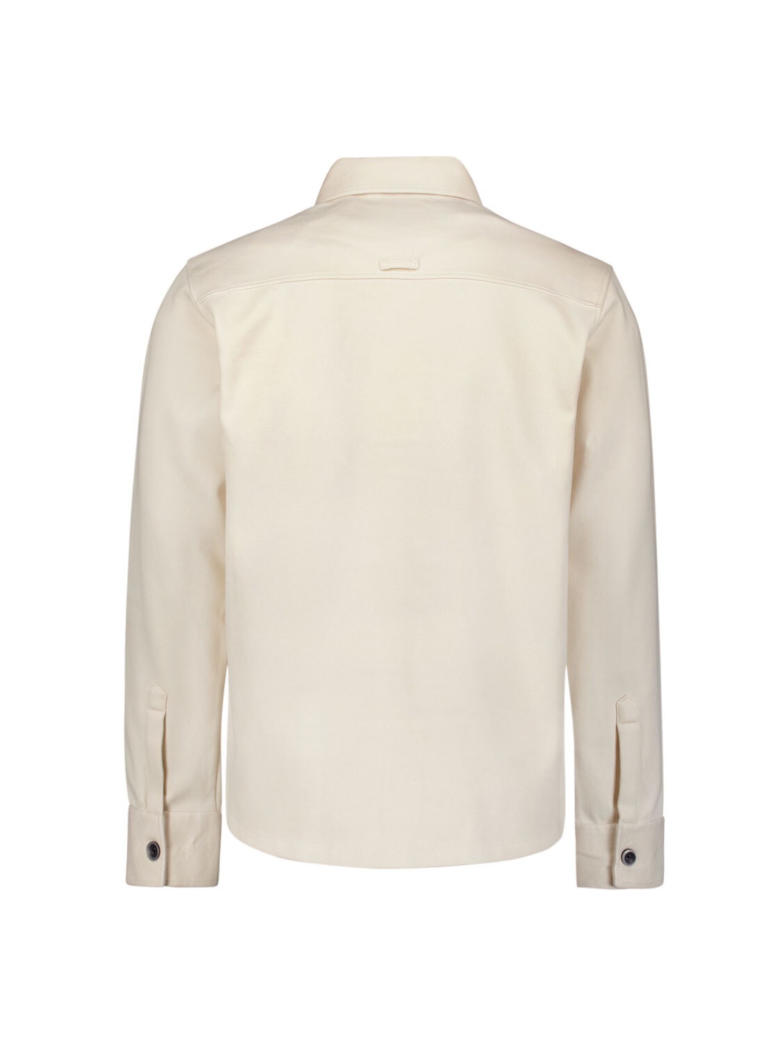 NO EXCESS Langarmhemd »No Excess Sweat Overshirt mit Knopfverschluss«