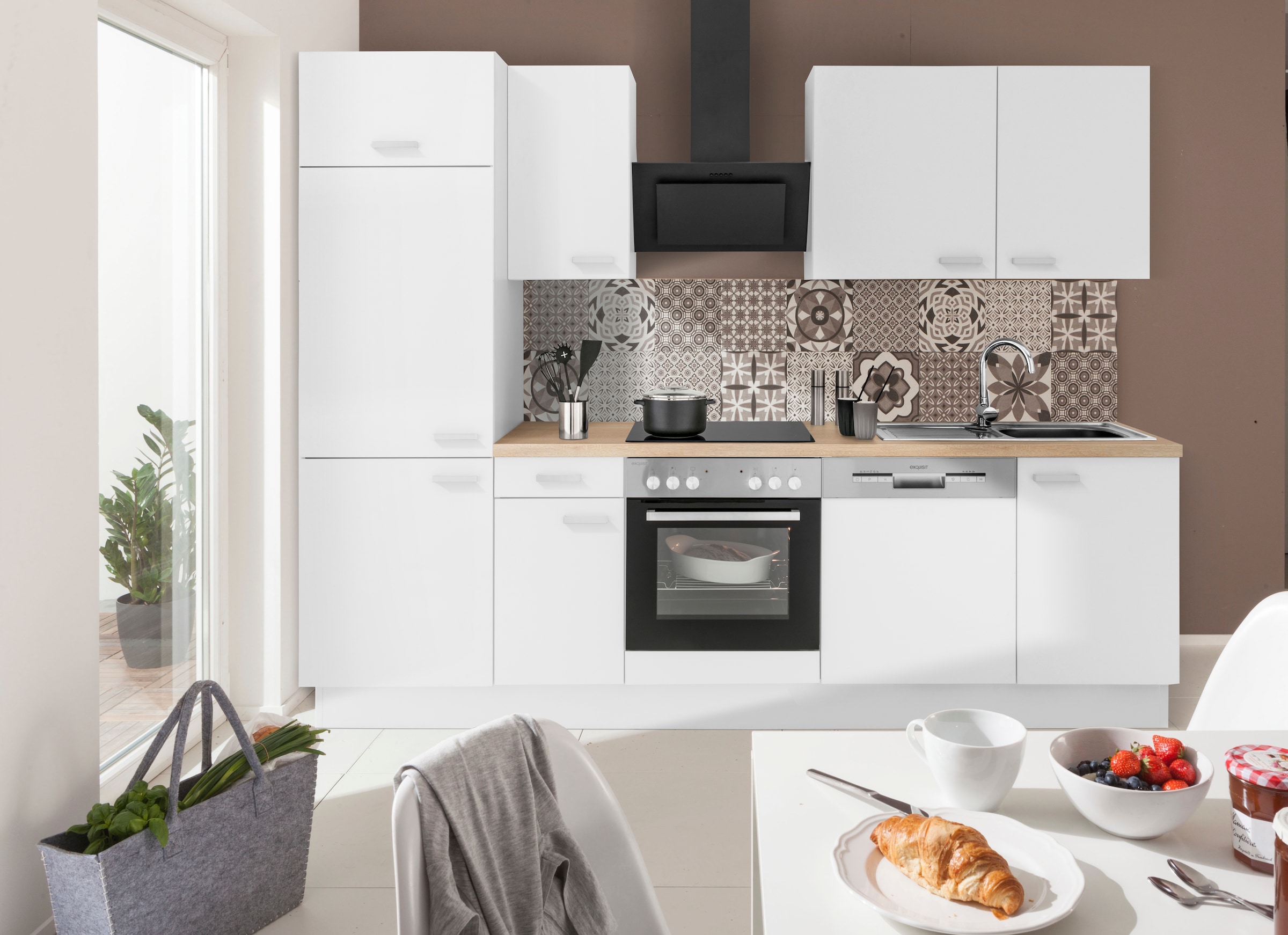 OPTIFIT Küchenzeile »Parma«, mit E-Geräten, Breite 270 cm