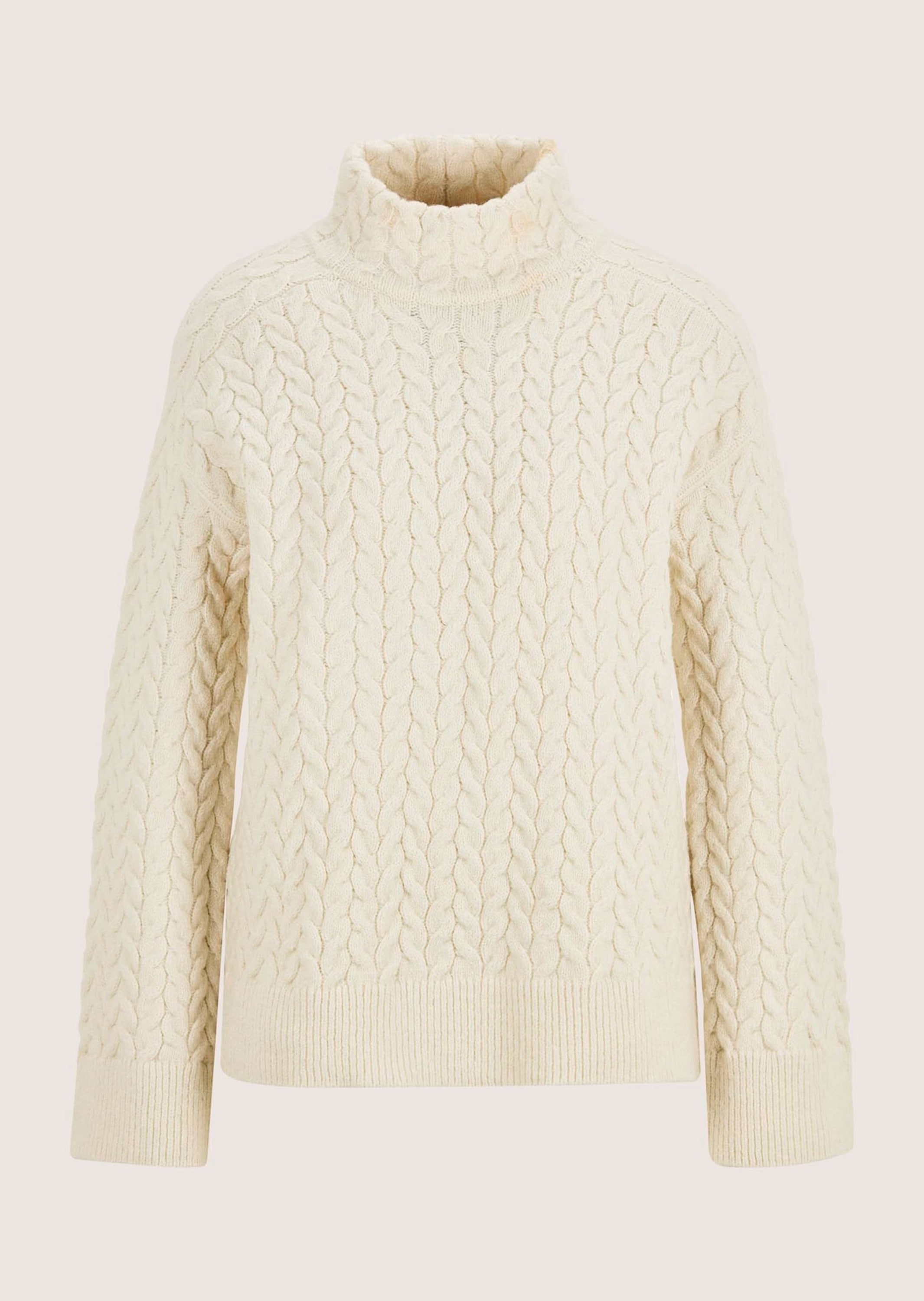 MADELEINE Longpullover "Strickpullover Eleganter Baumwollpullover mit Zopfm günstig online kaufen