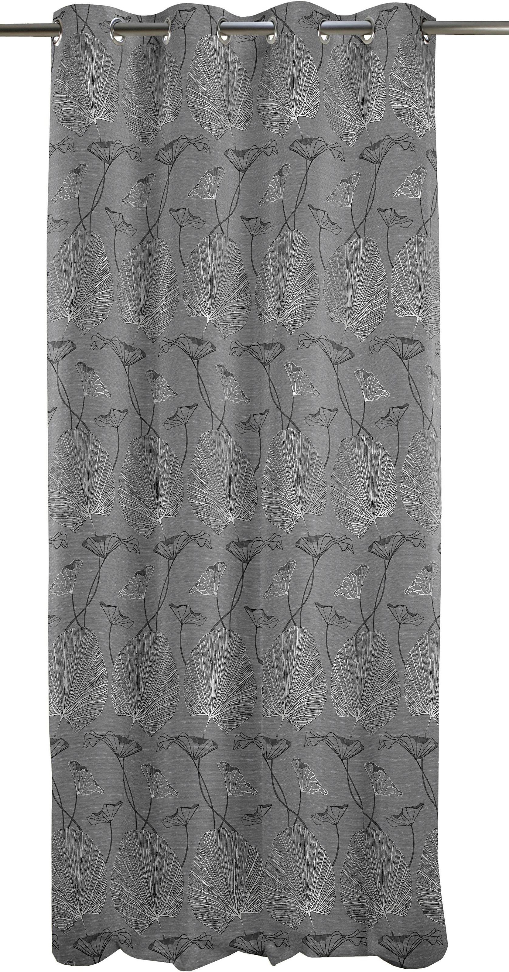 APELT Vorhang »Nora 135X245«, (1 St.), HxB: 245x135, Nora, Ösenschal mit Metallösen
