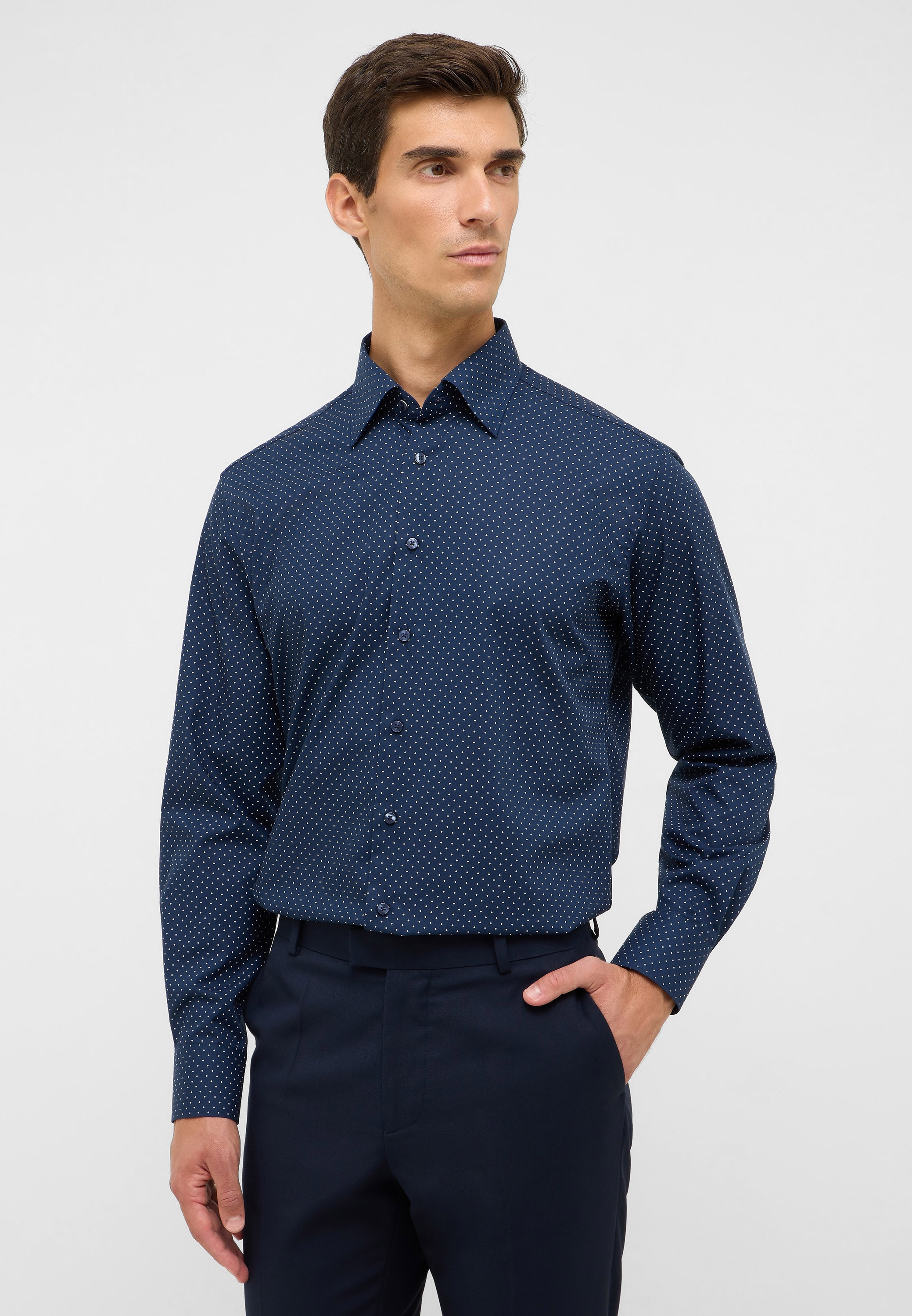 Eterna Langarmhemd "MODERN FIT" NON IRON (bügelfrei) günstig online kaufen