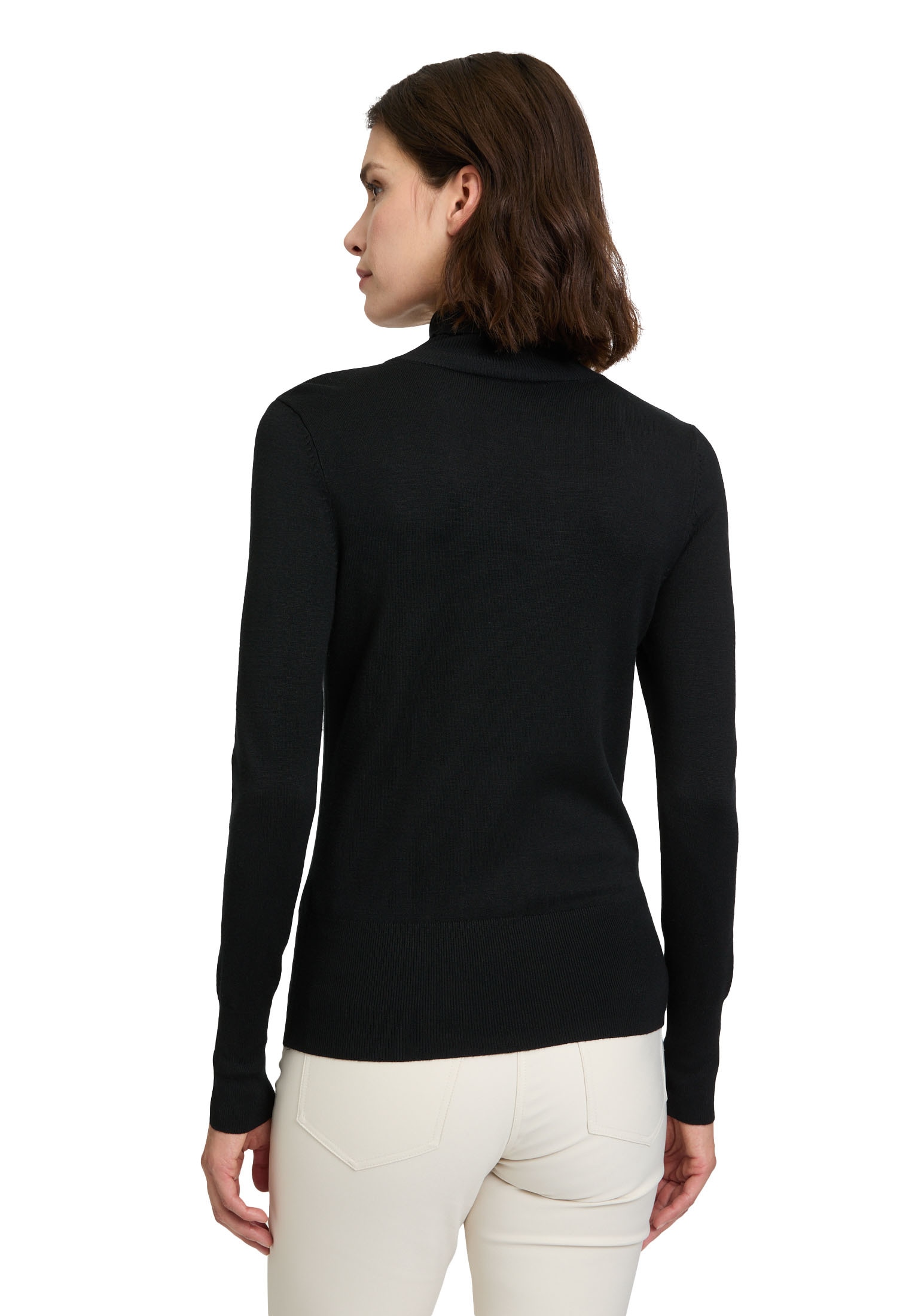 Betty Barclay Strickpullover »Betty Barclay Rollkragenpullover langarm«, (1 tlg.), Kragen