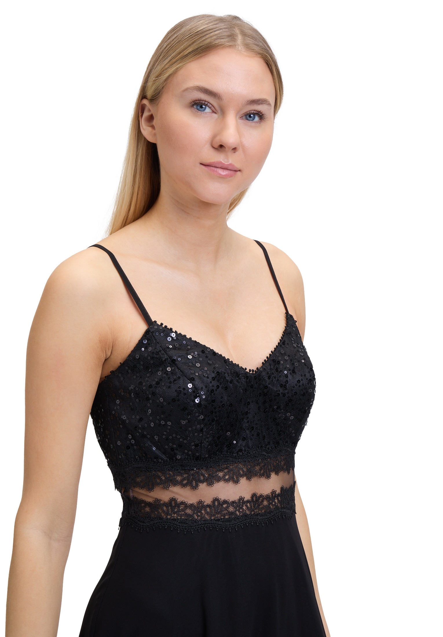 Vera Mont Abendkleid »Vera Mont Abendkleid mit Spitze«, Dekoelemente