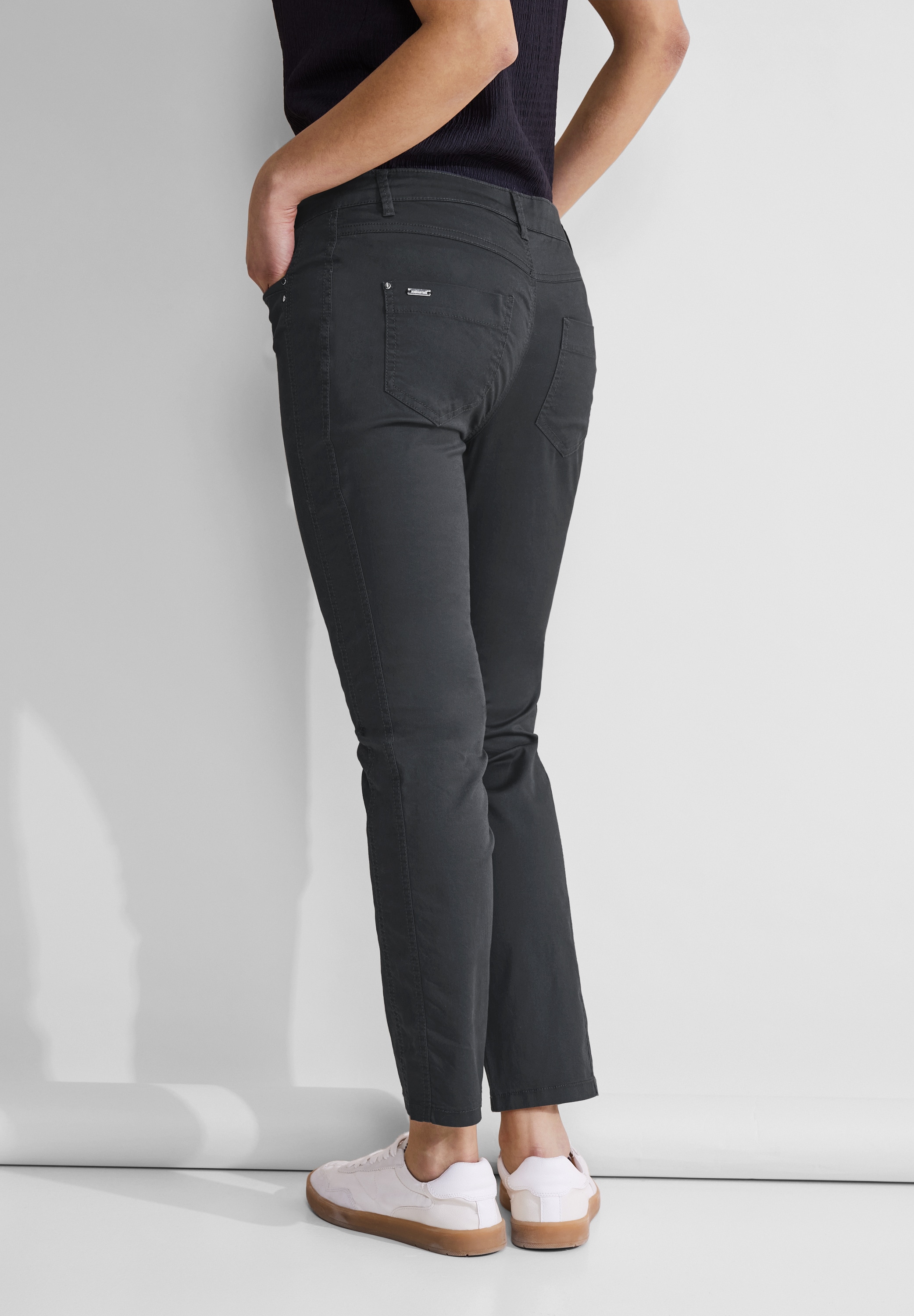 STREET ONE Stoffhose, Middle Waist