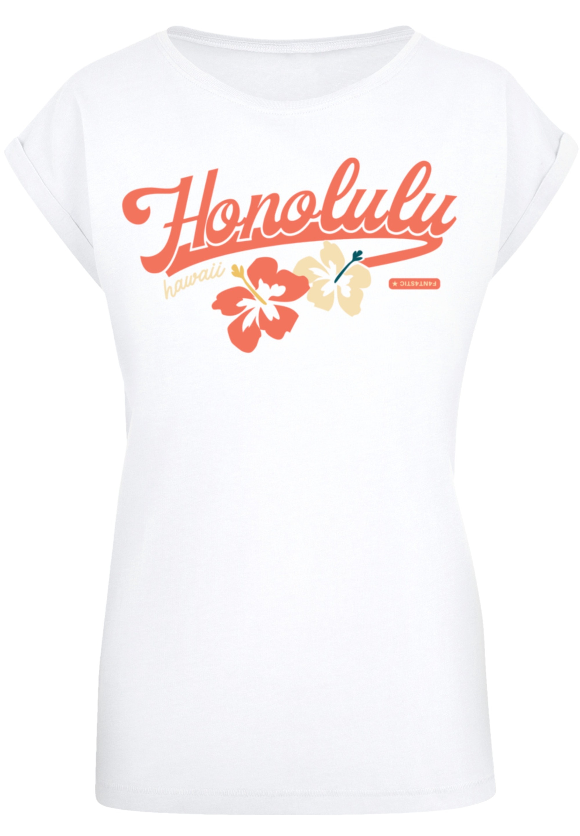 F4NT4STIC T-Shirt "PLUS SIZE Honolulu", Print