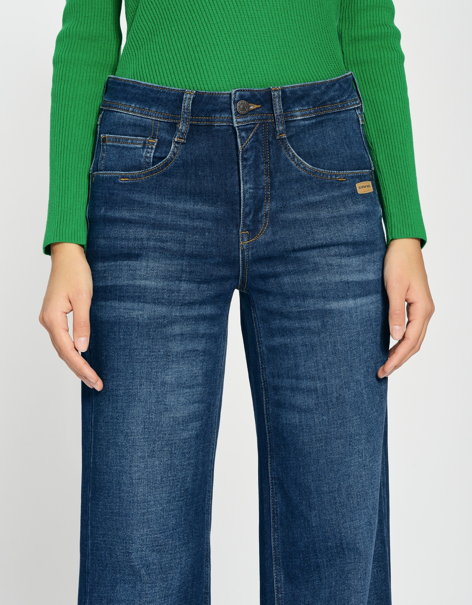 GANG 5-Pocket-Jeans »94AMELIE WIDE«, aus weichem SWEAT Denim