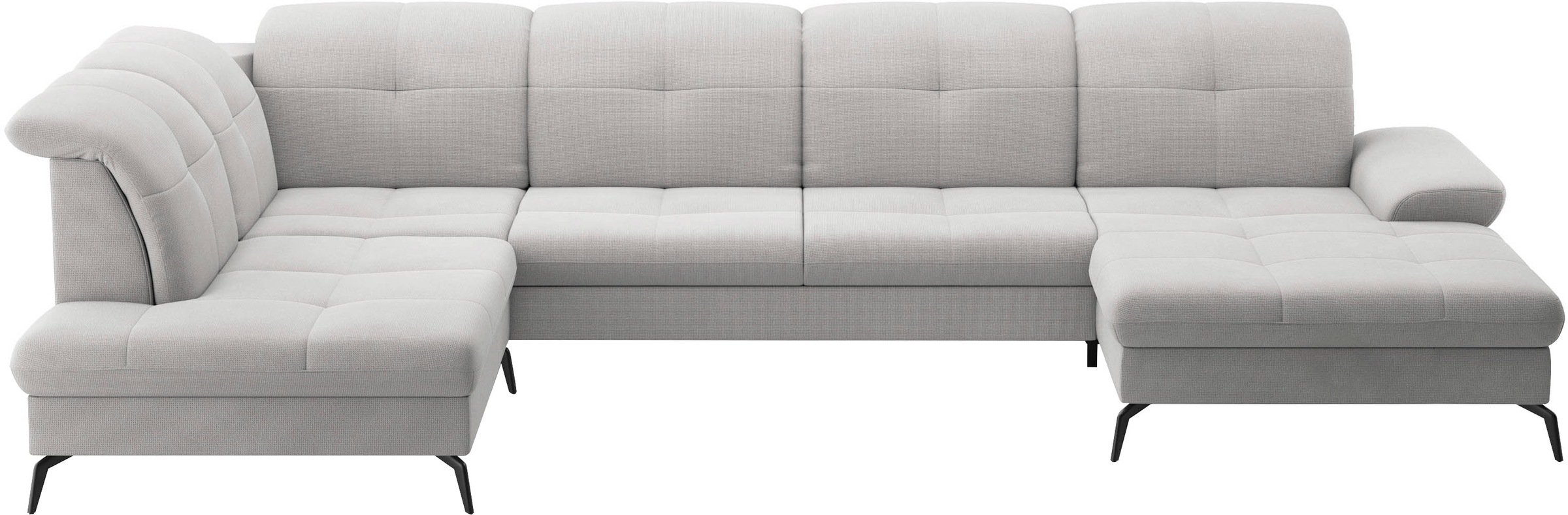 sit&more Wohnlandschaft "Amica, U-Form, inkl. Sitztiefenverstellung und Arm günstig online kaufen