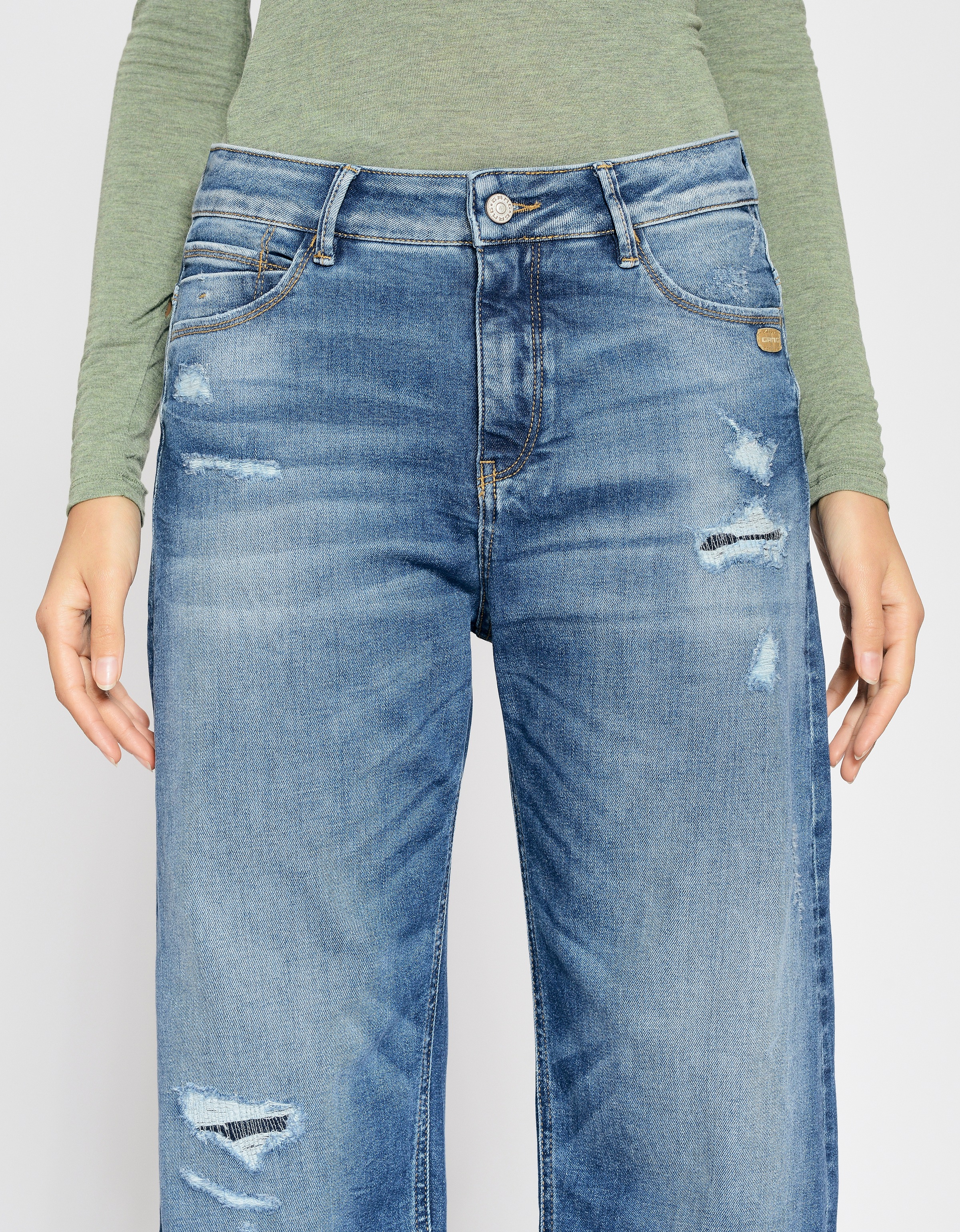 Thumbnail - GANG 5-Pocket-Jeans "94IDA", cropped