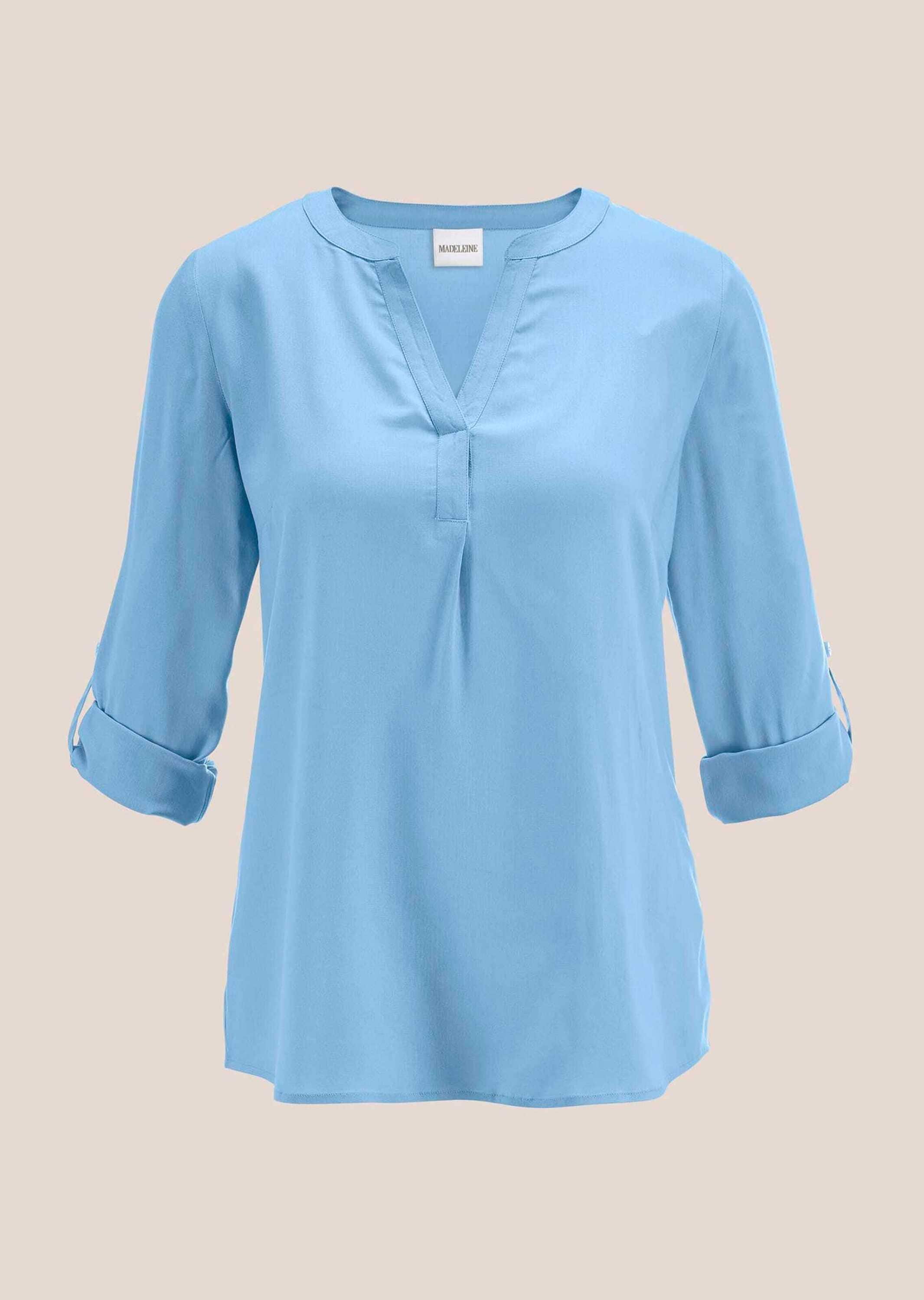 MADELEINE Langarmbluse "Bluse Schlupf-Bluse mit Ärmelriegeln" günstig online kaufen
